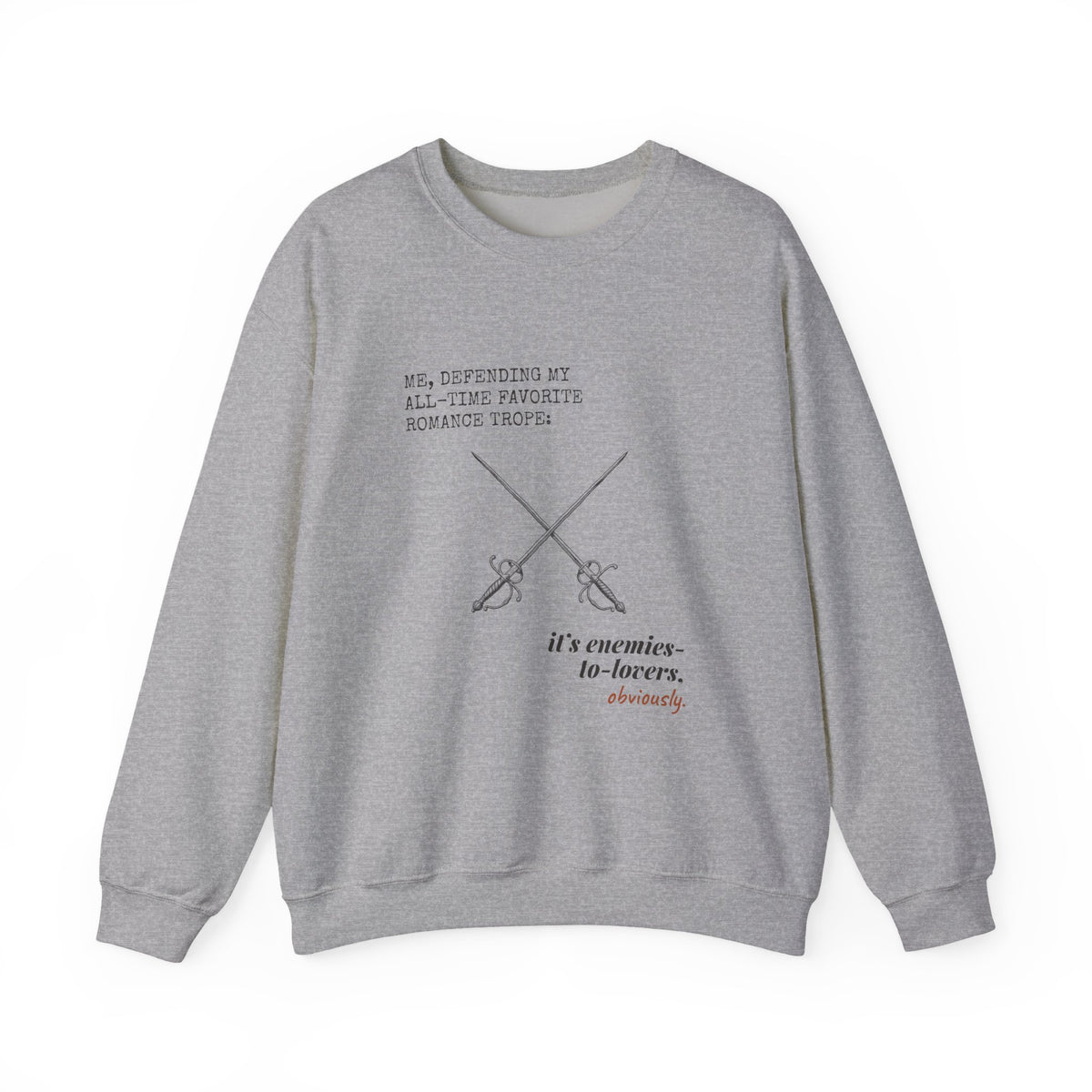 Defending My Favorite Trope Enemies to Lovers Sweatshirt