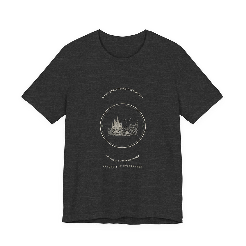 Shattered Peaks Expedition Fantasy Badge T-Shirt