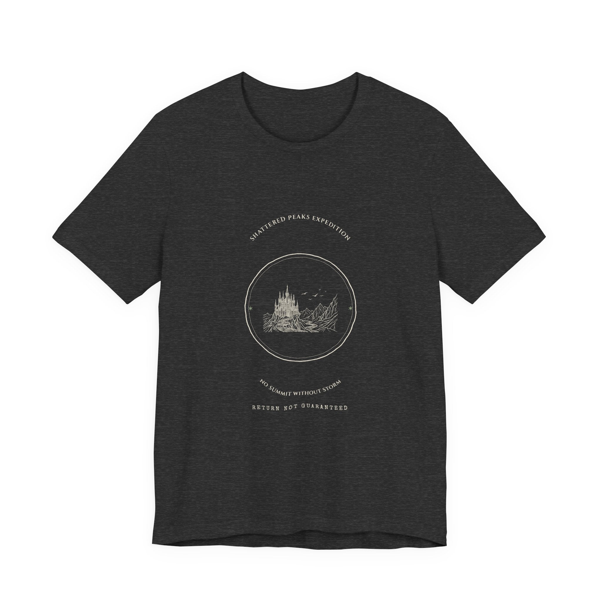 Shattered Peaks Expedition Fantasy Badge T-Shirt