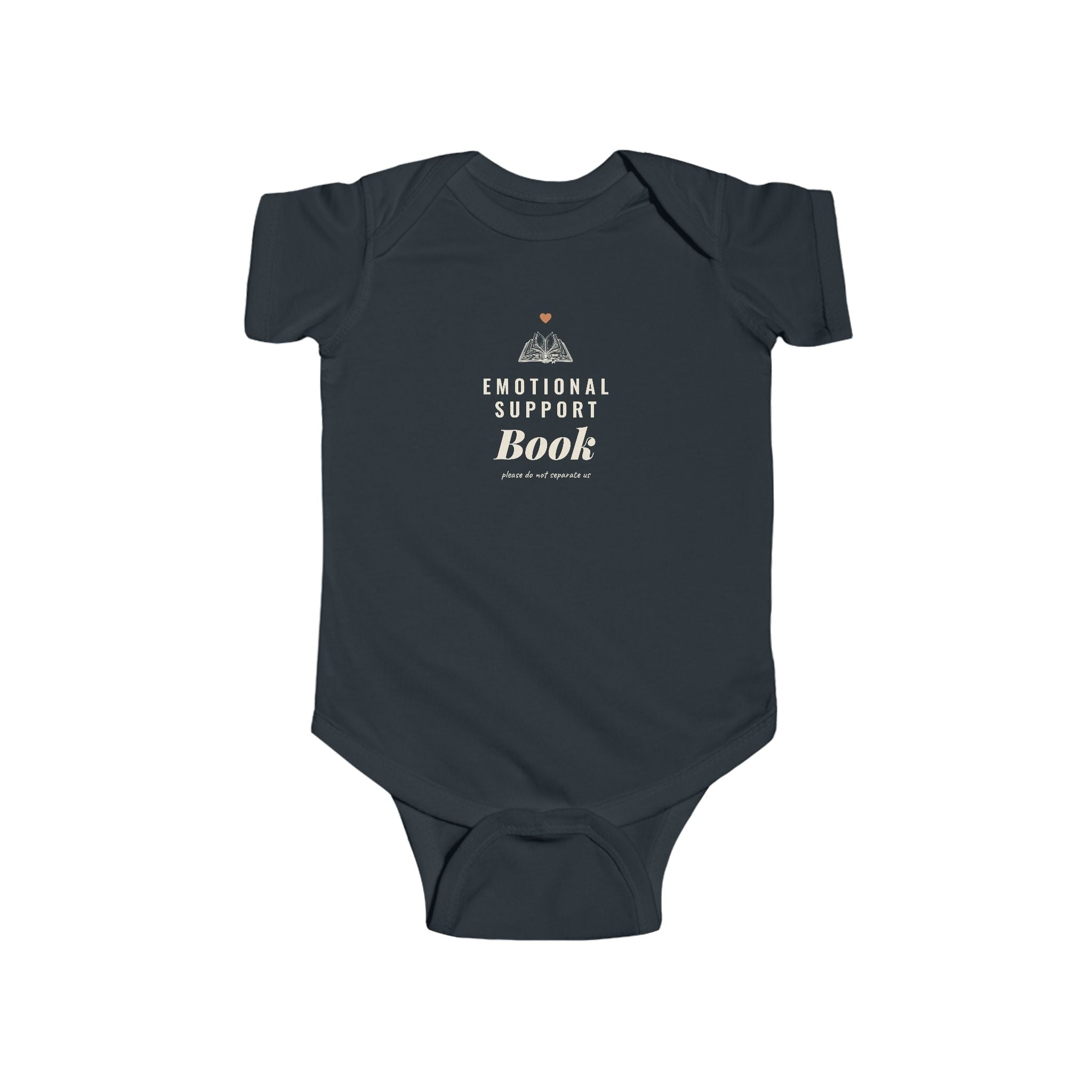 Emotional Support Book Baby Bodysuit