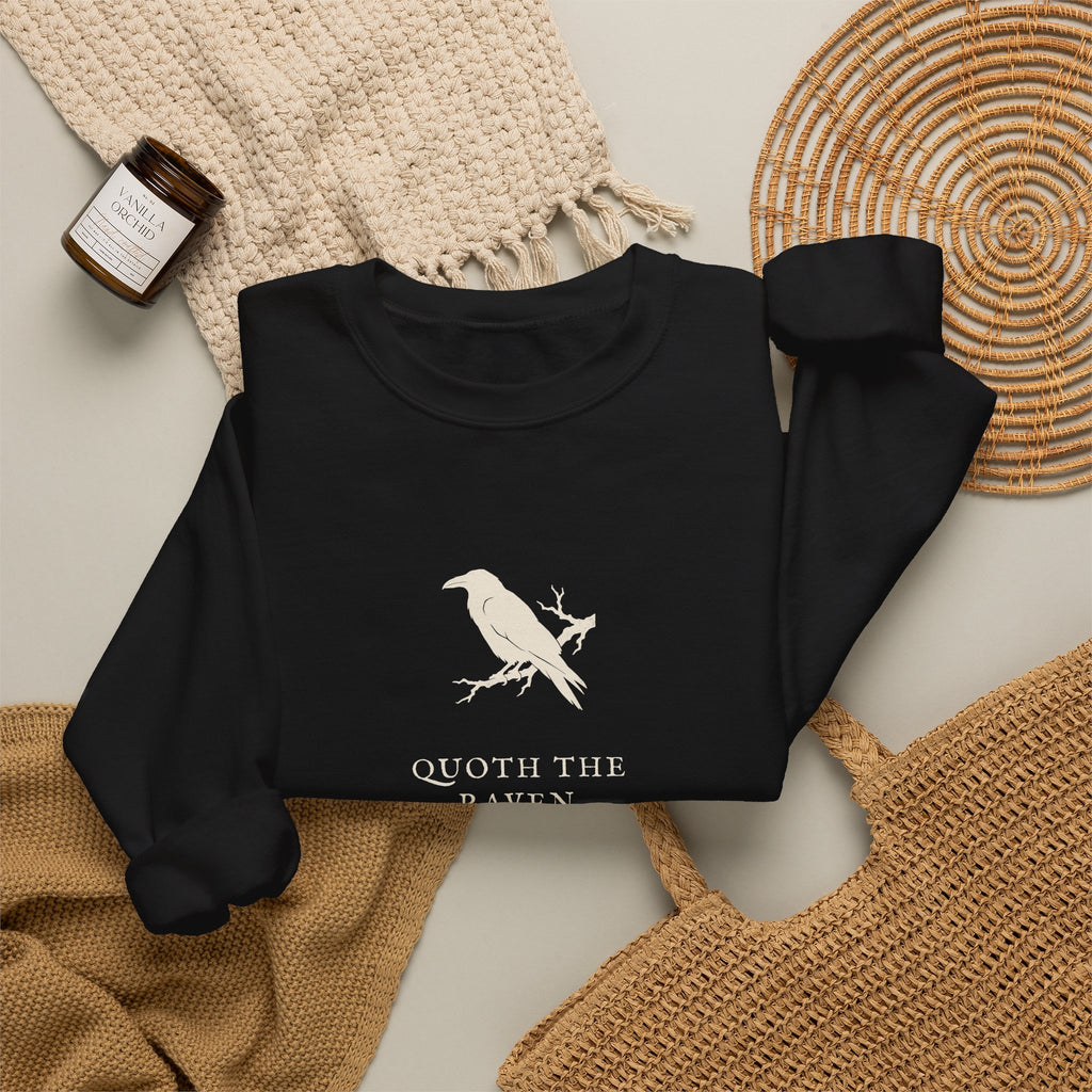 Edgar Allan Poe Nevermore Raven Sweatshirt