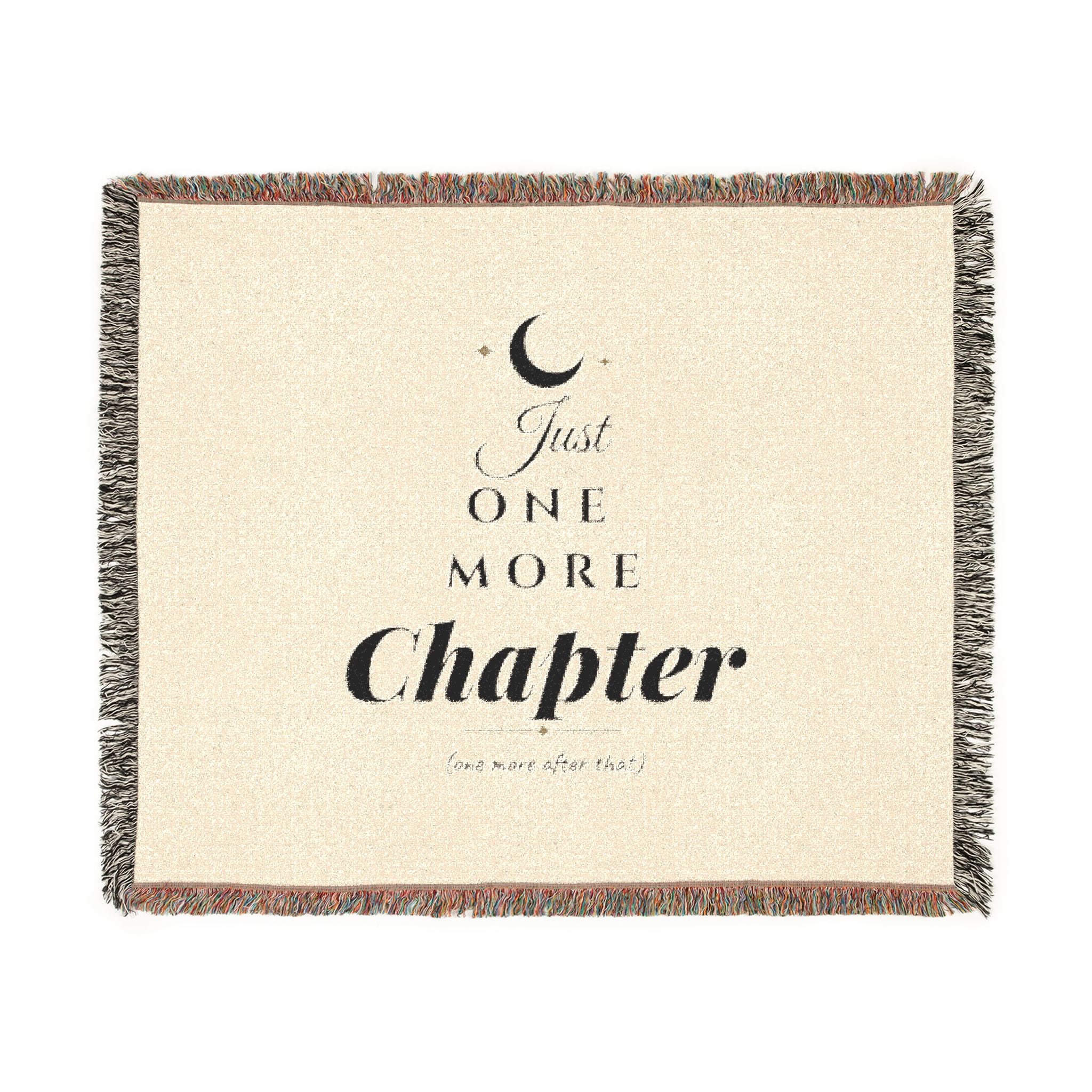 Just One More Chapter Woven Blanket