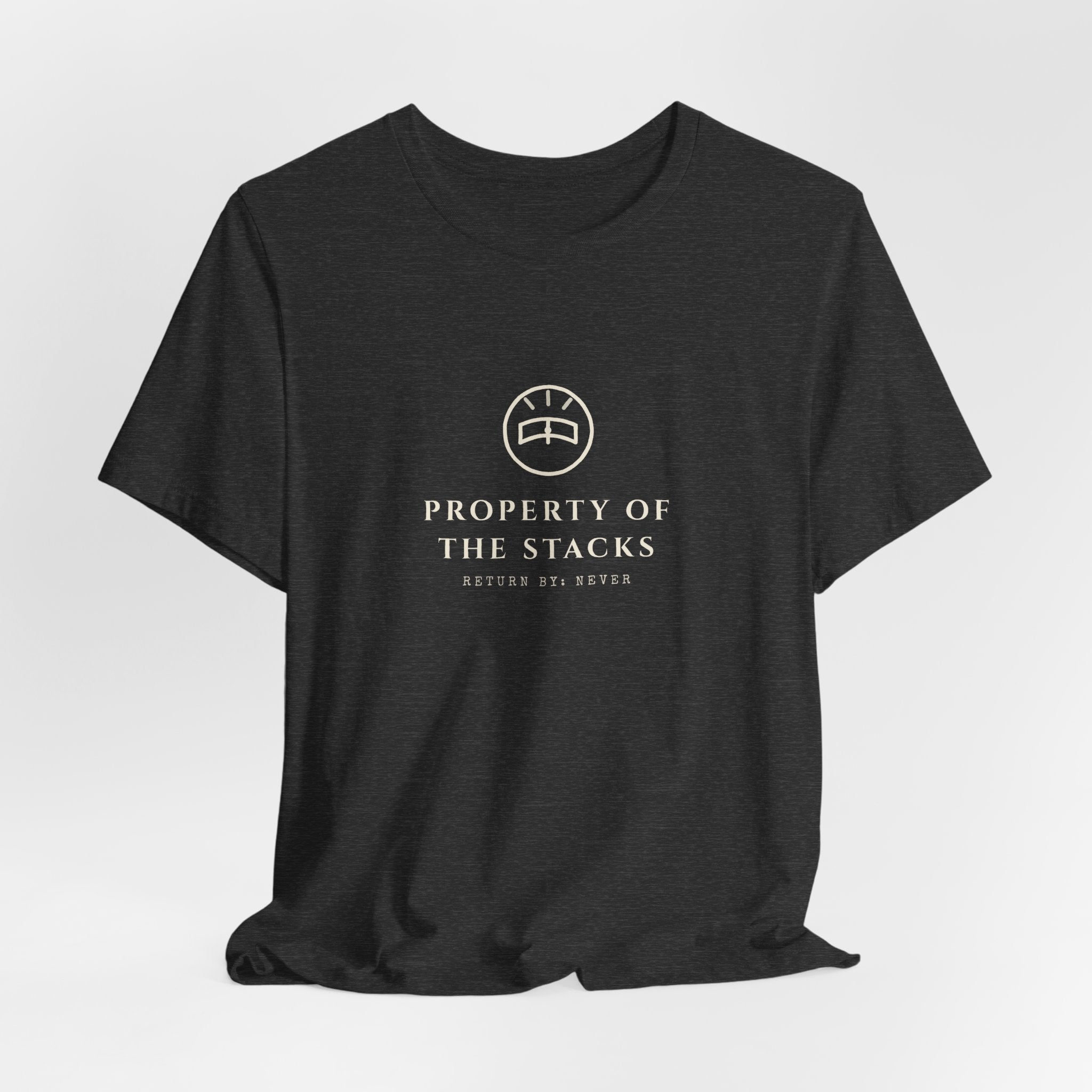 Property of the Stacks Minimalist Reader Sigil T-Shirt