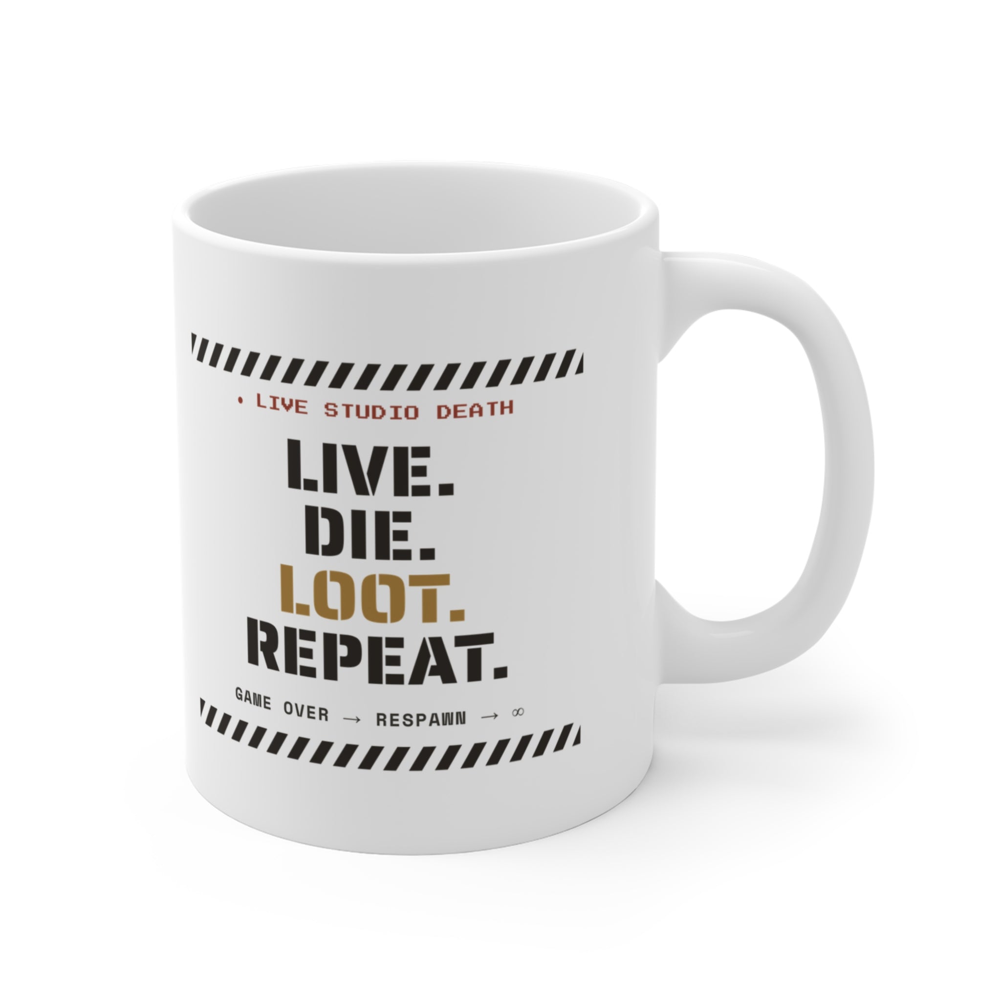 Live Die Loot Repeat Dungeon Crawler Mug