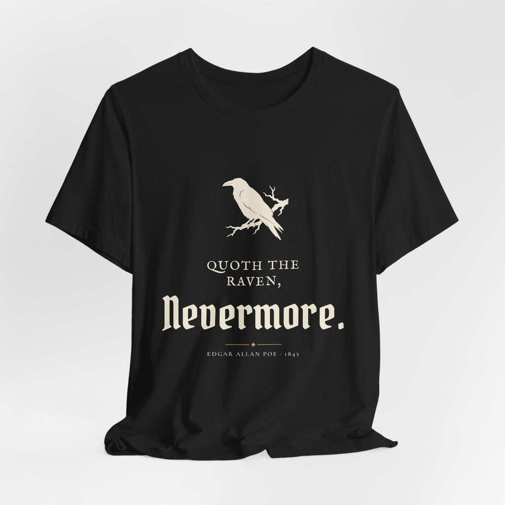 Edgar Allan Poe Nevermore Raven T-Shirt