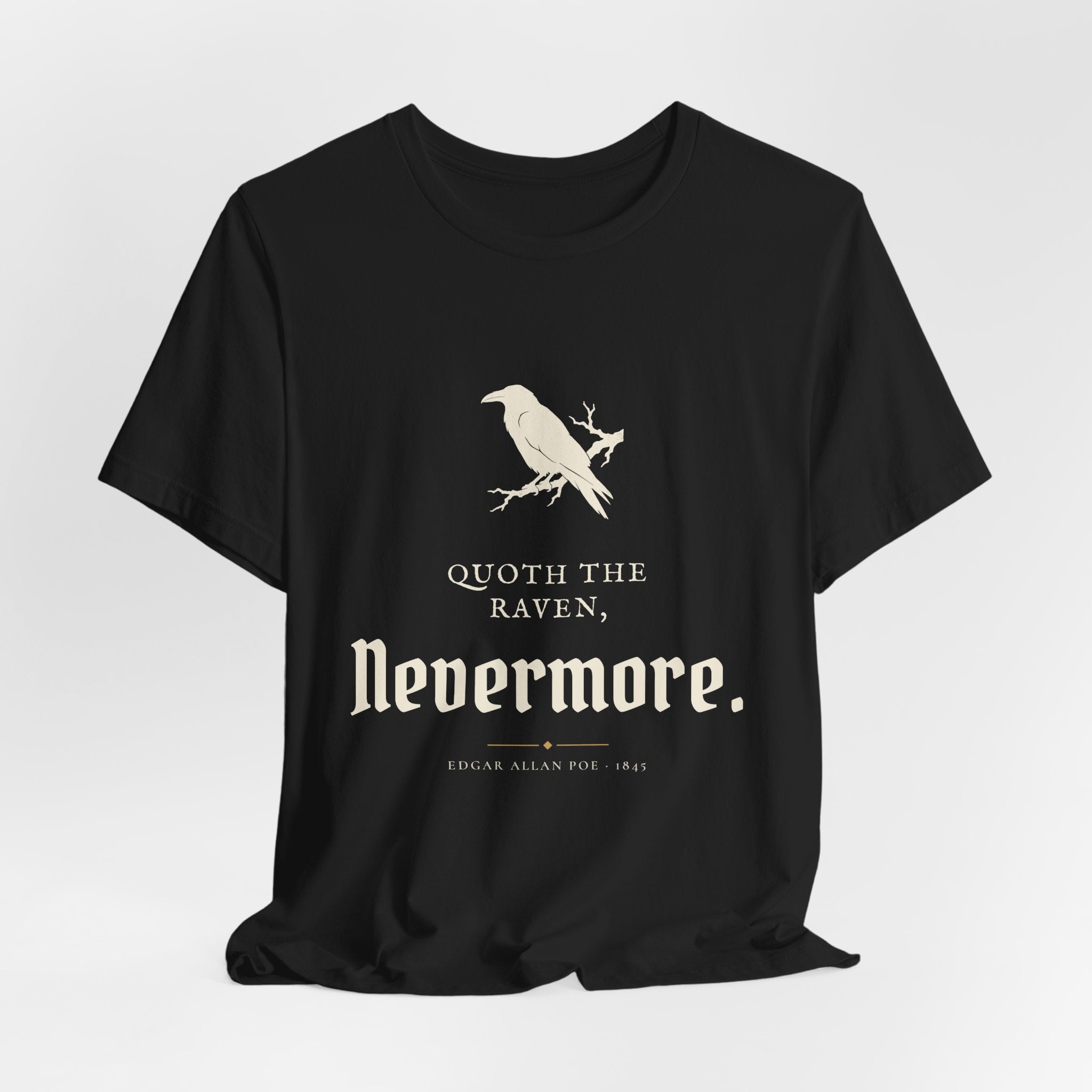 Edgar Allan Poe Nevermore Raven T-Shirt