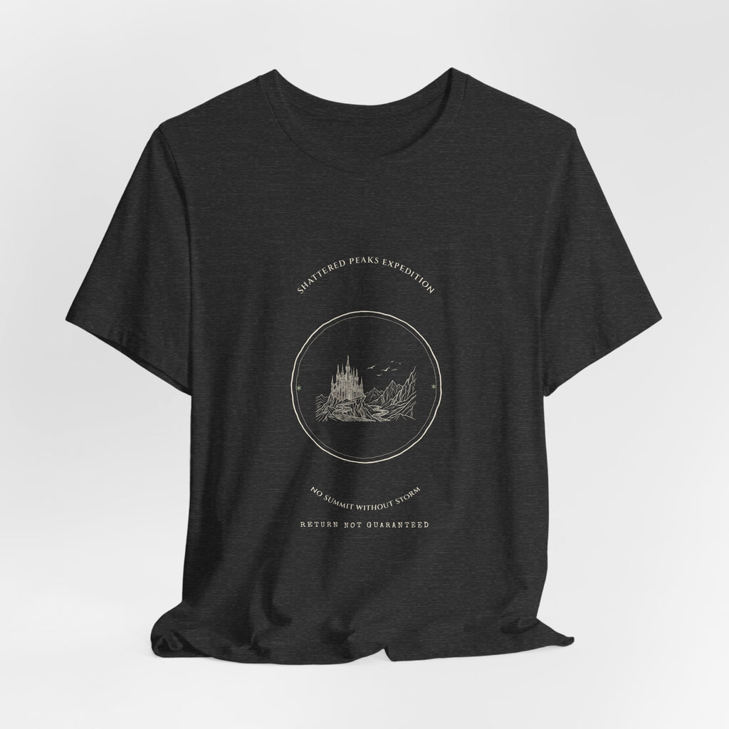 Shattered Peaks Expedition Fantasy Badge T-Shirt