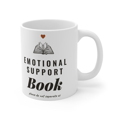 Emotional Support Book Mug