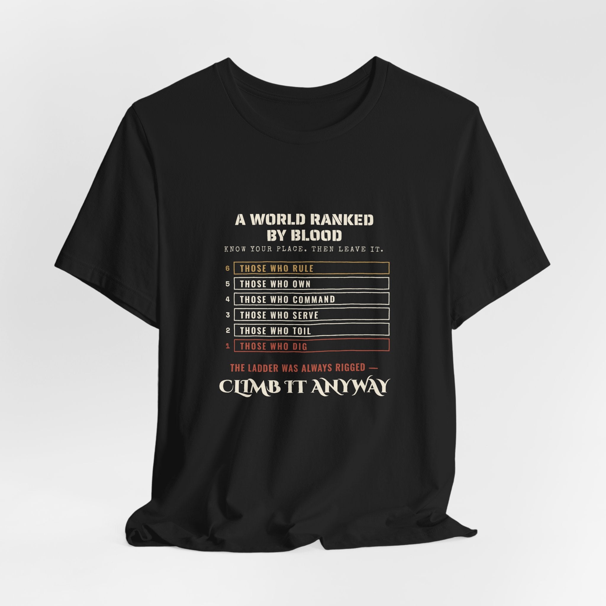 A World Ranked by Blood T-Shirt