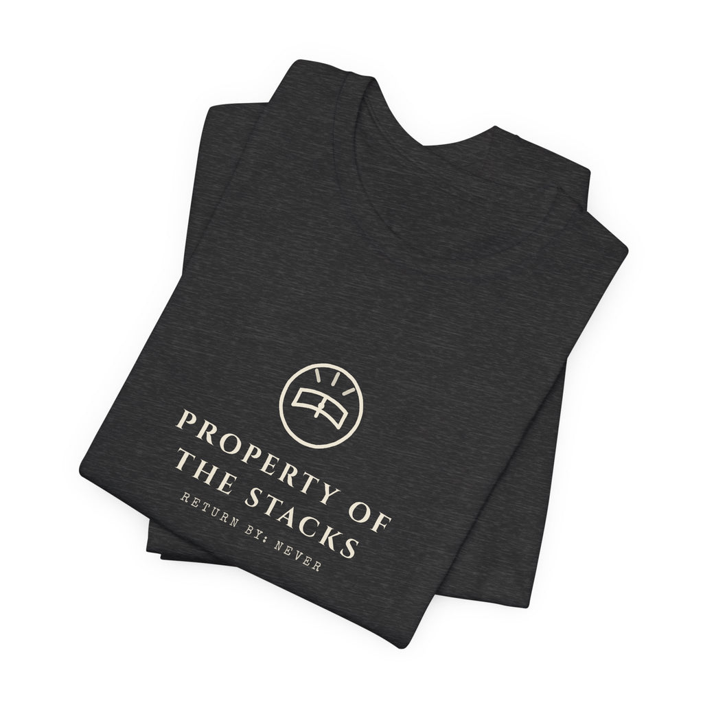 Property of the Stacks Minimalist Reader Sigil T-Shirt
