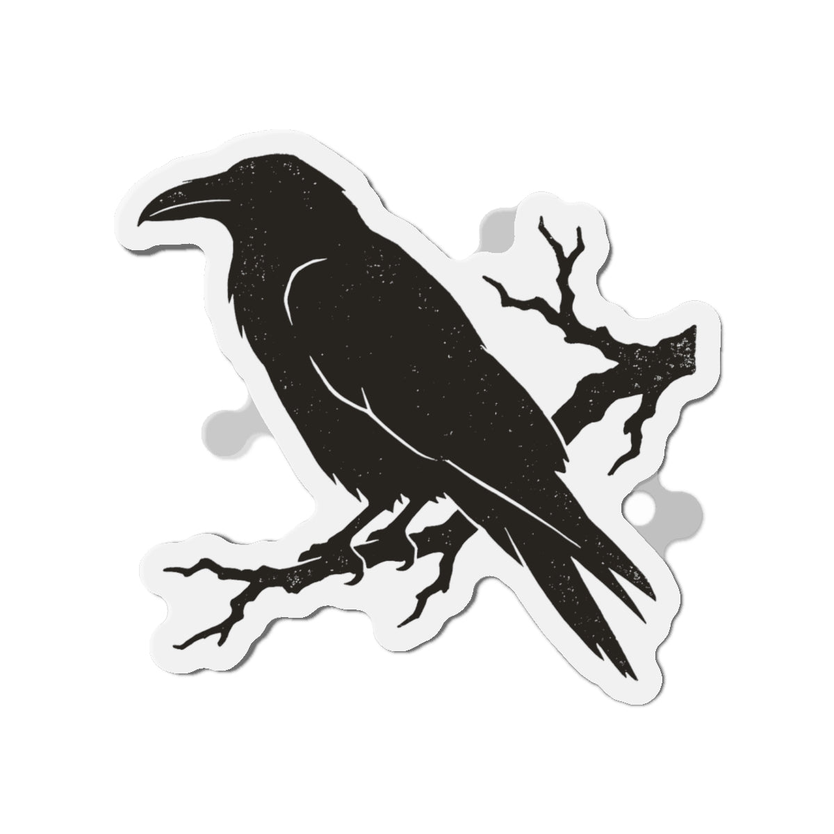 Nevermore Raven Die-Cut Magnet