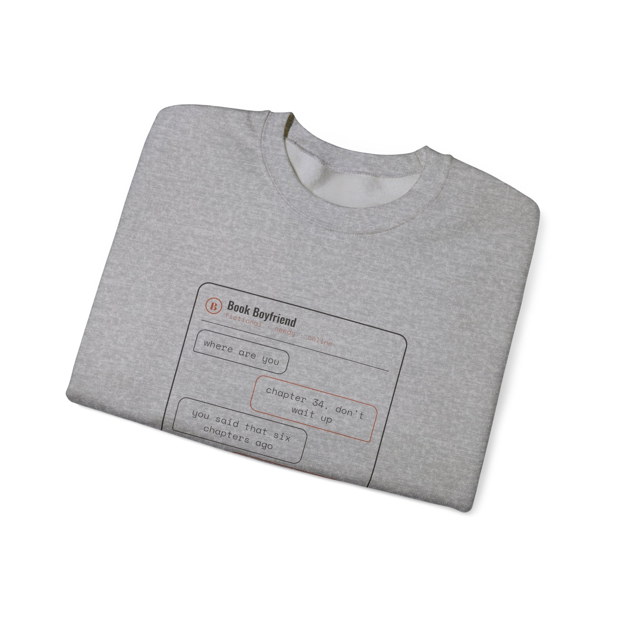 Read Receipts From a Book Boyfriend Sweatshirt