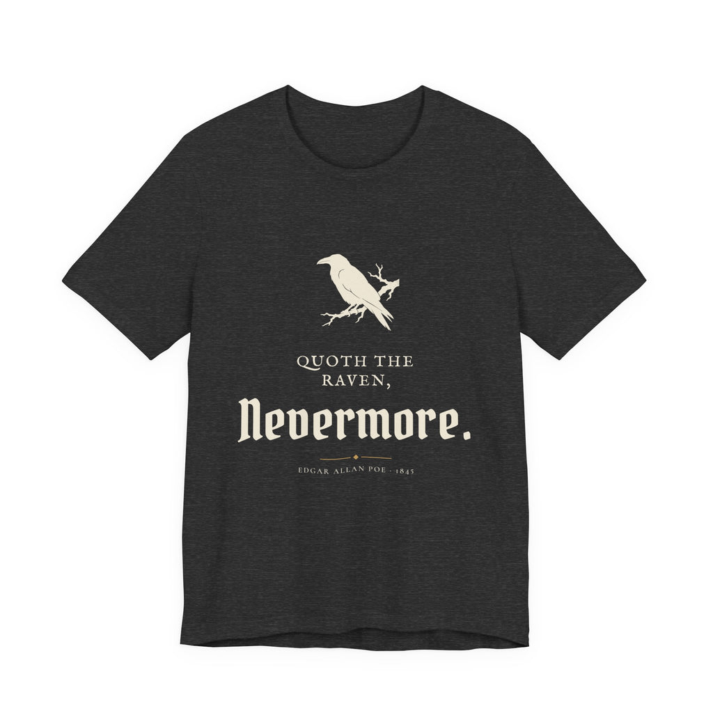 Edgar Allan Poe Nevermore Raven T-Shirt
