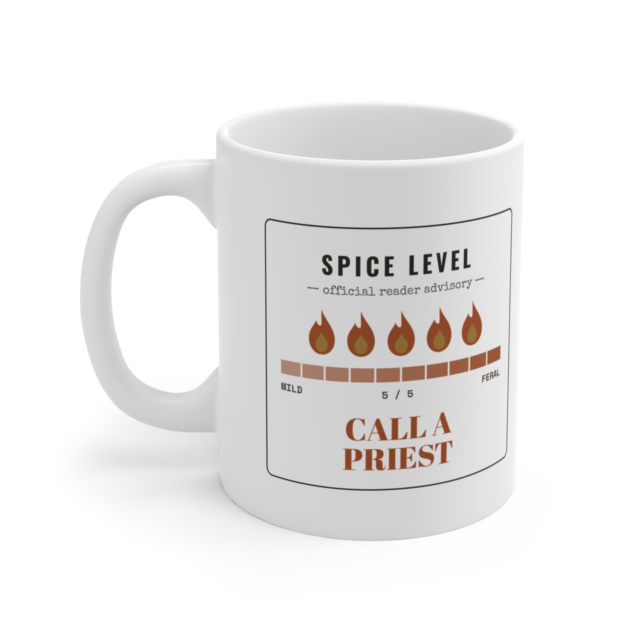 Spice Level Call a Priest Mug
