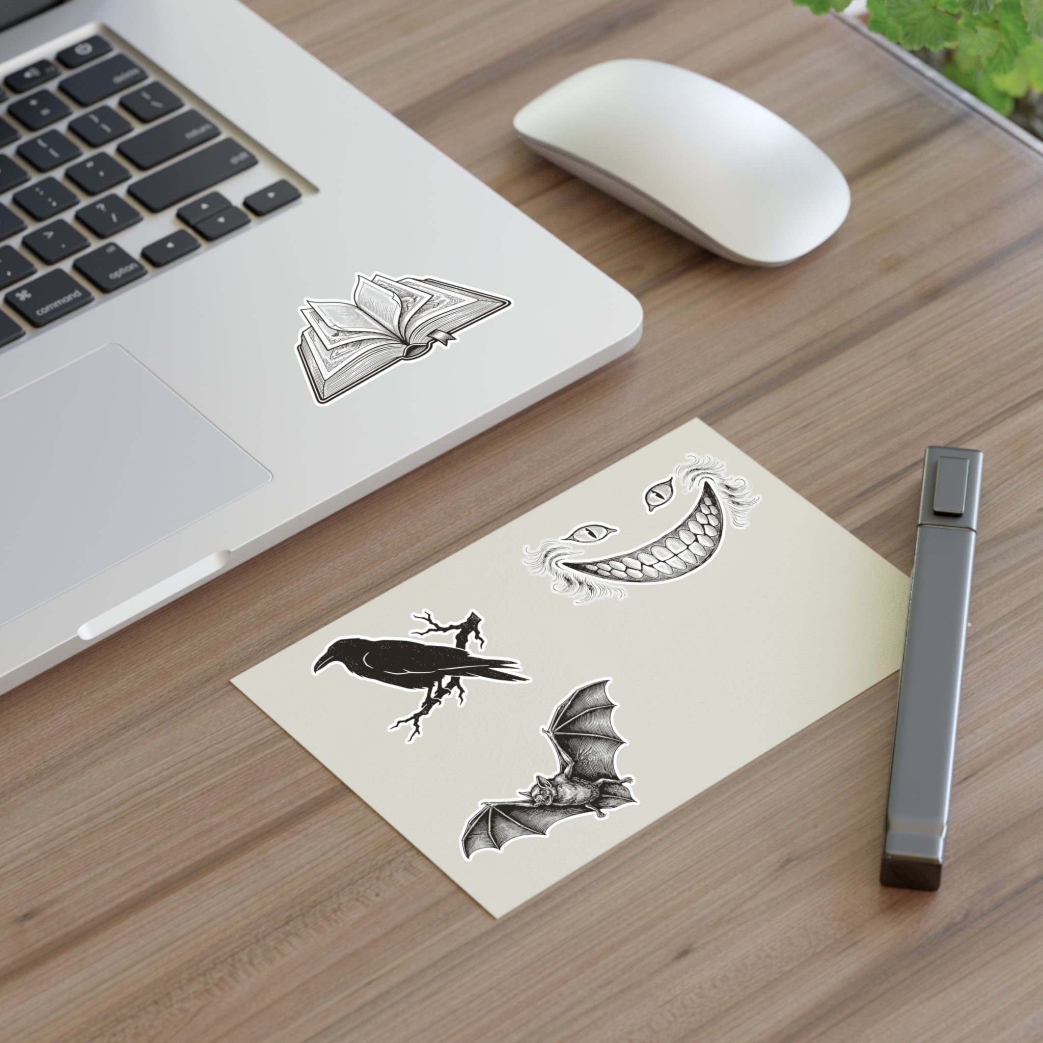 Bookish Motifs Sticker Sheet