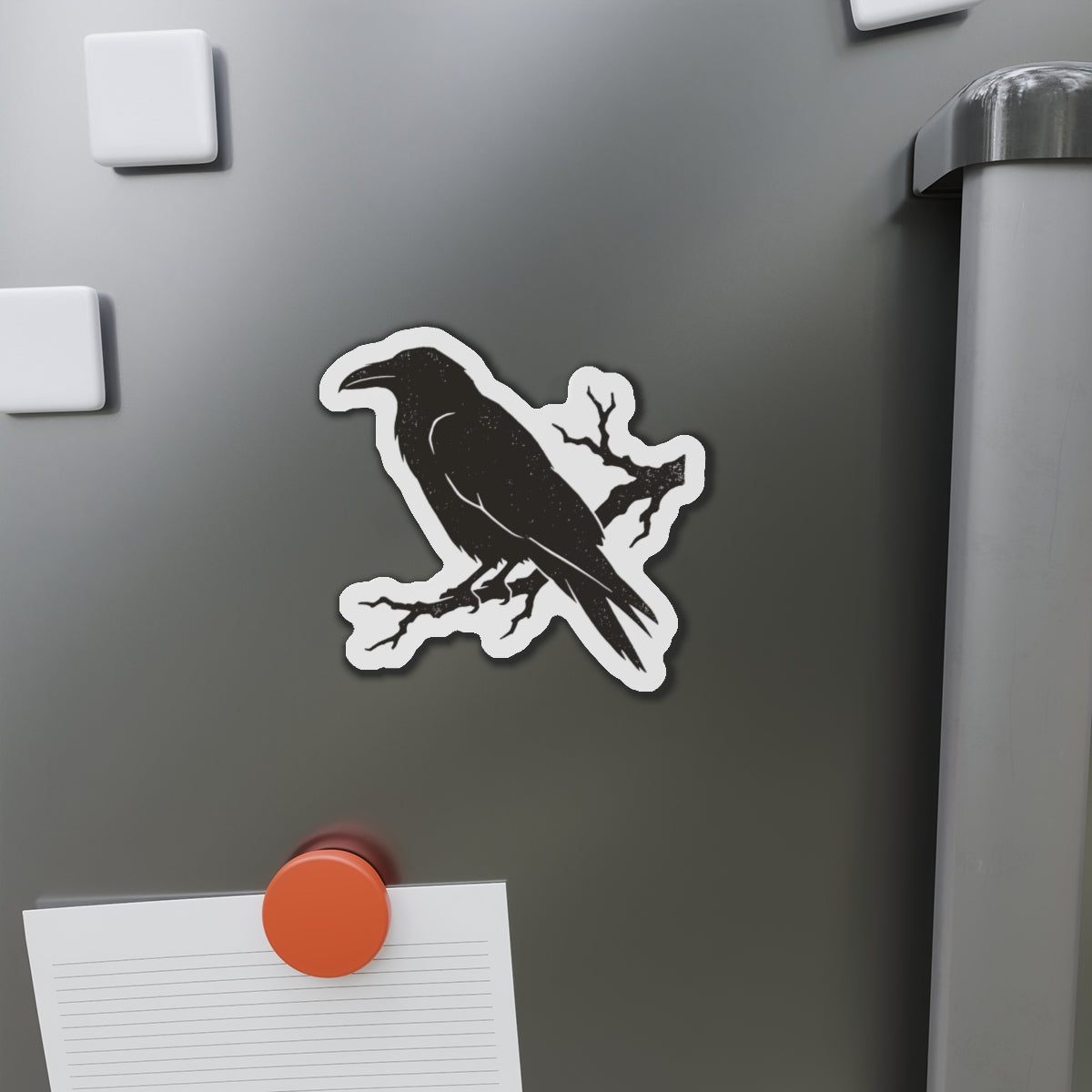 Nevermore Raven Die-Cut Magnet