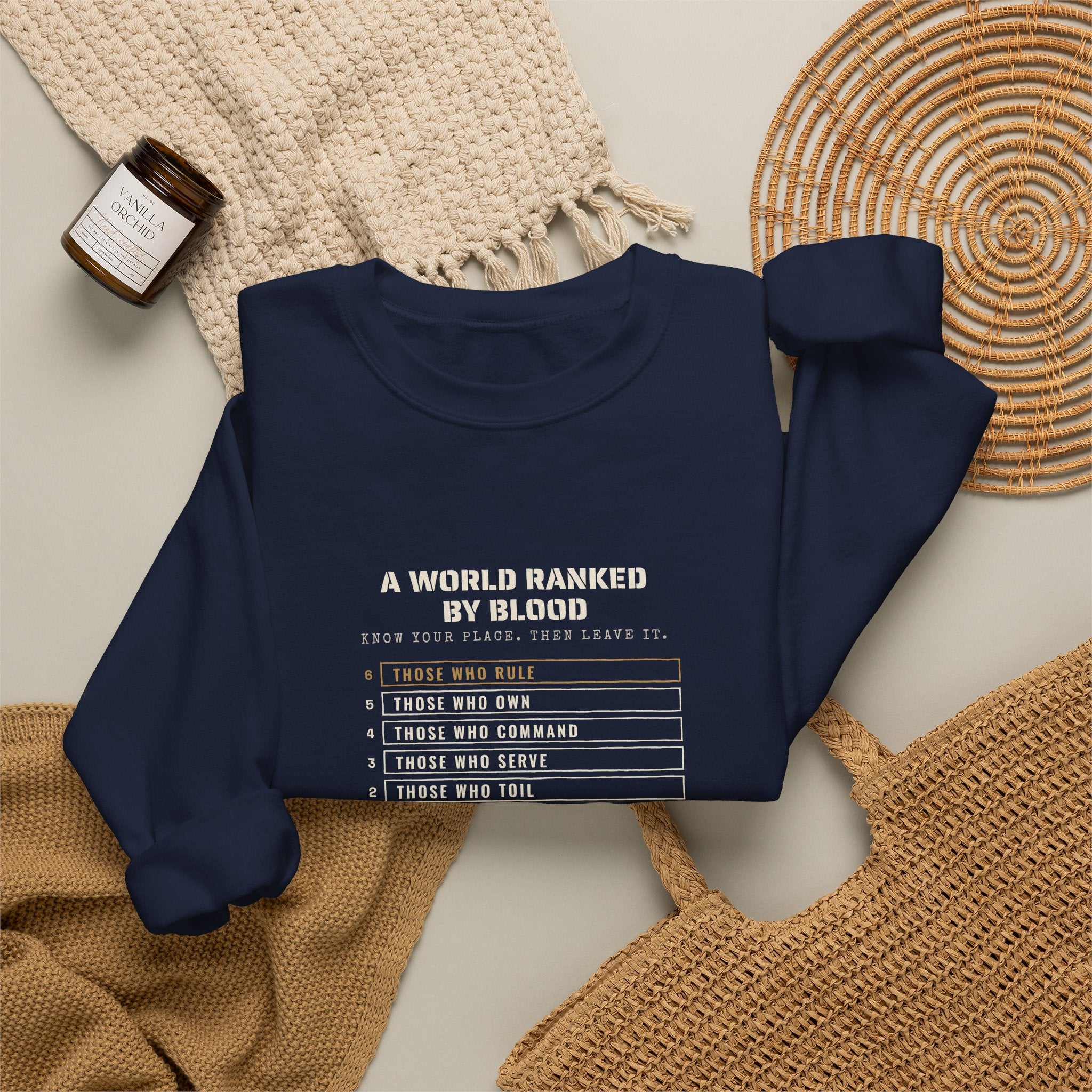 A World Ranked by Blood Sweatshirt