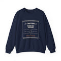 Caution Reader Fully Engrossed Sweatshirt