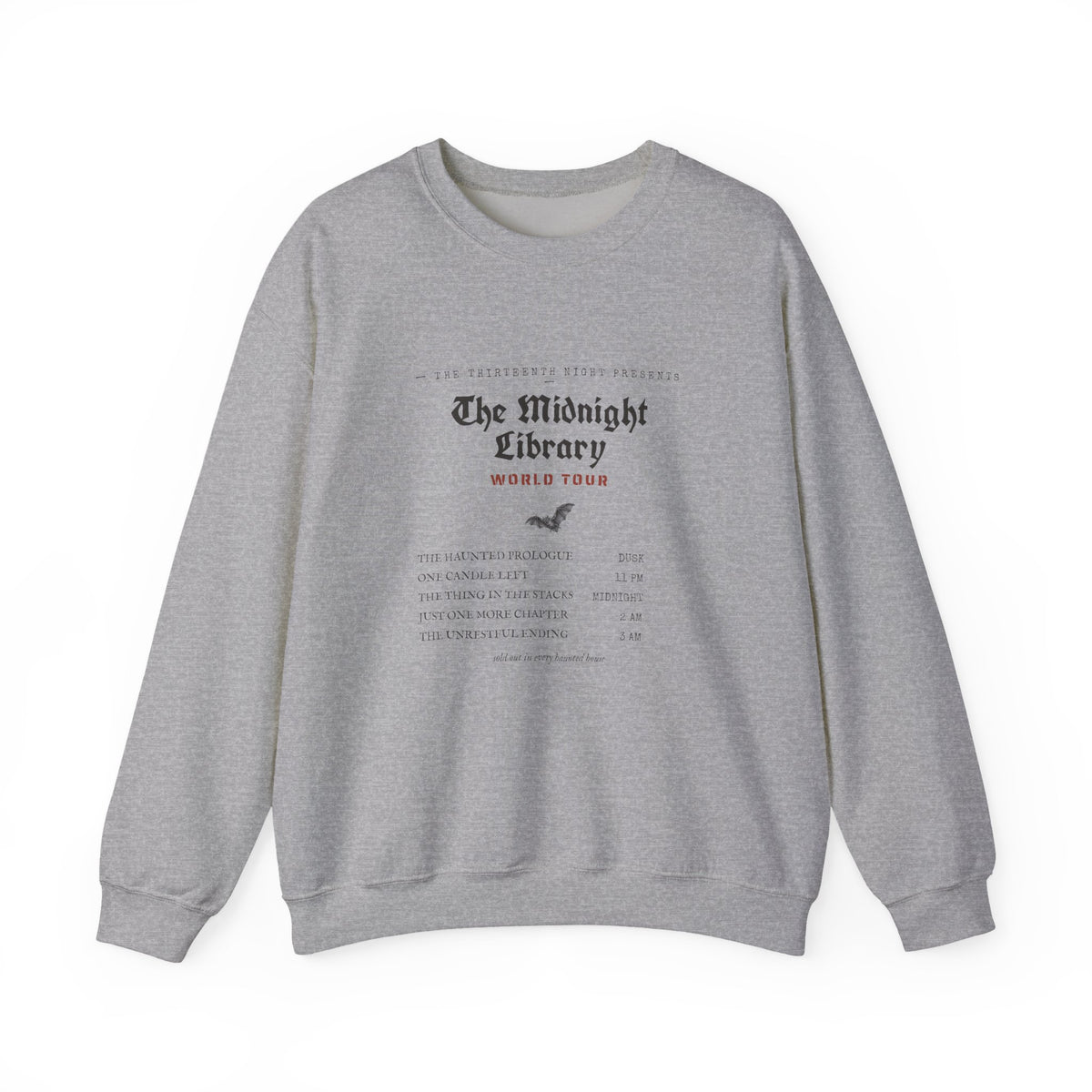 The Midnight Library Gothic Tour Sweatshirt