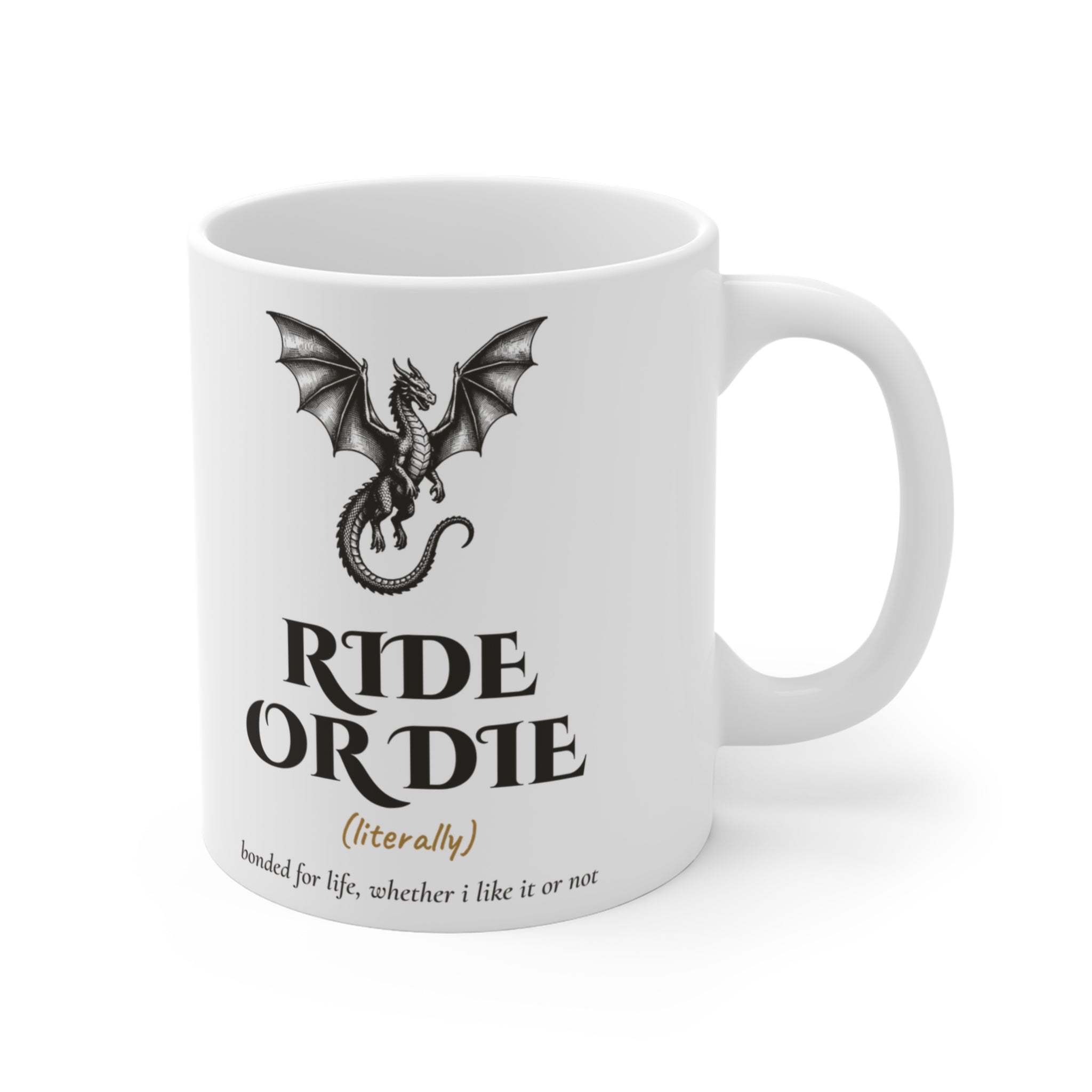 Ride or Die Dragon Rider Mug