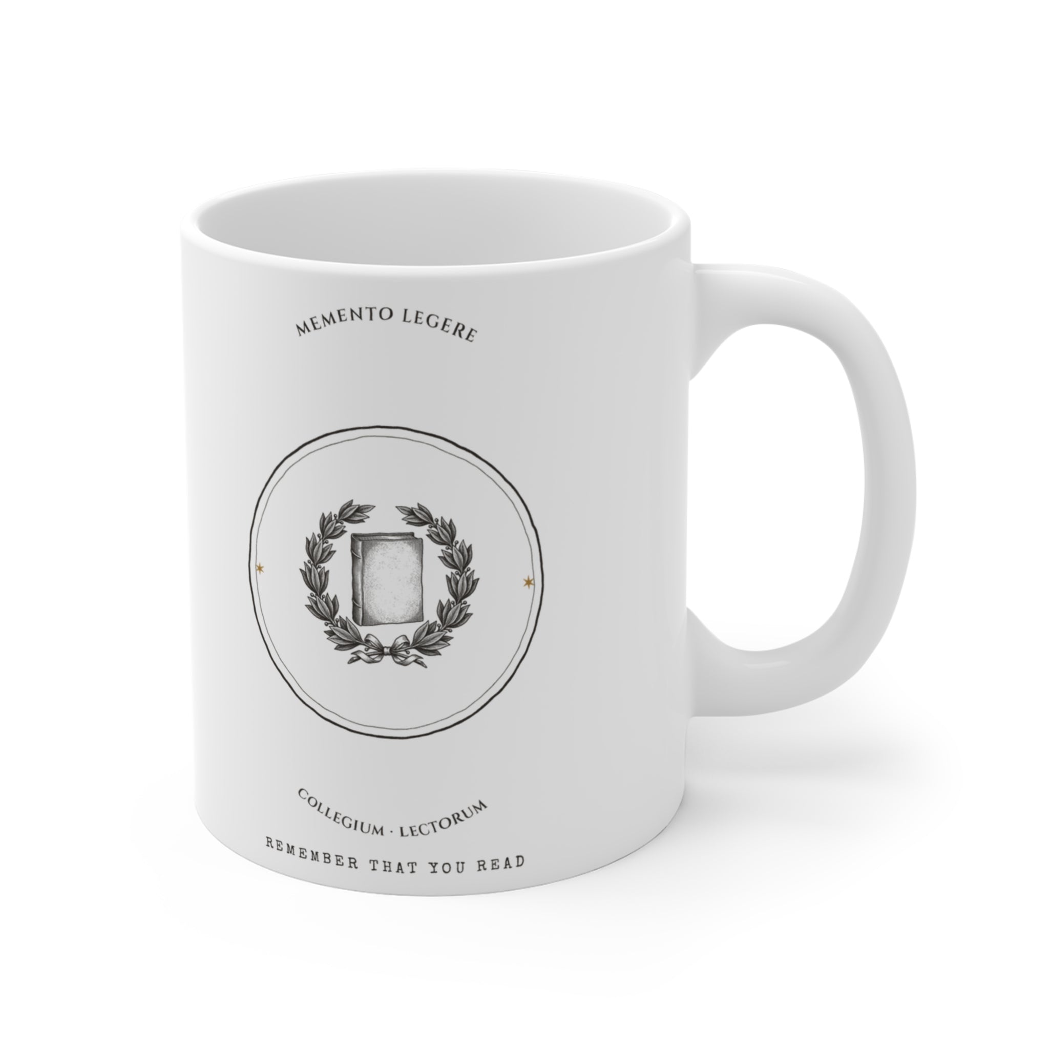 Memento Legere Dark Academia Seal Mug