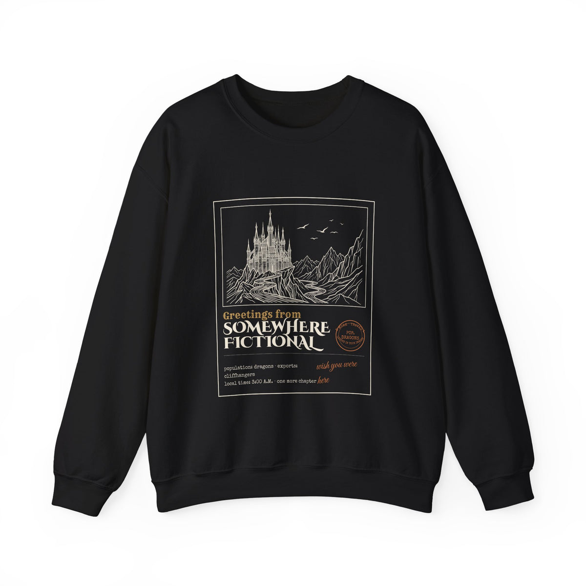 Greetings From Somewhere Fictional Sweatshirt