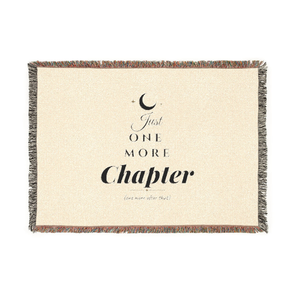 Just One More Chapter Woven Blanket