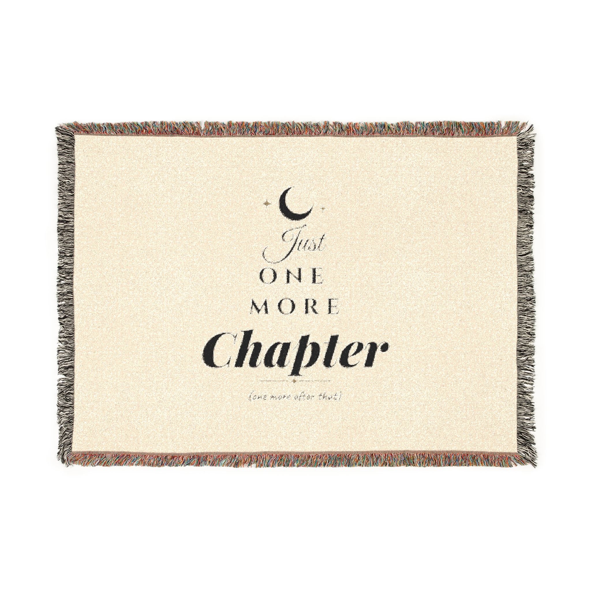 Just One More Chapter Woven Blanket