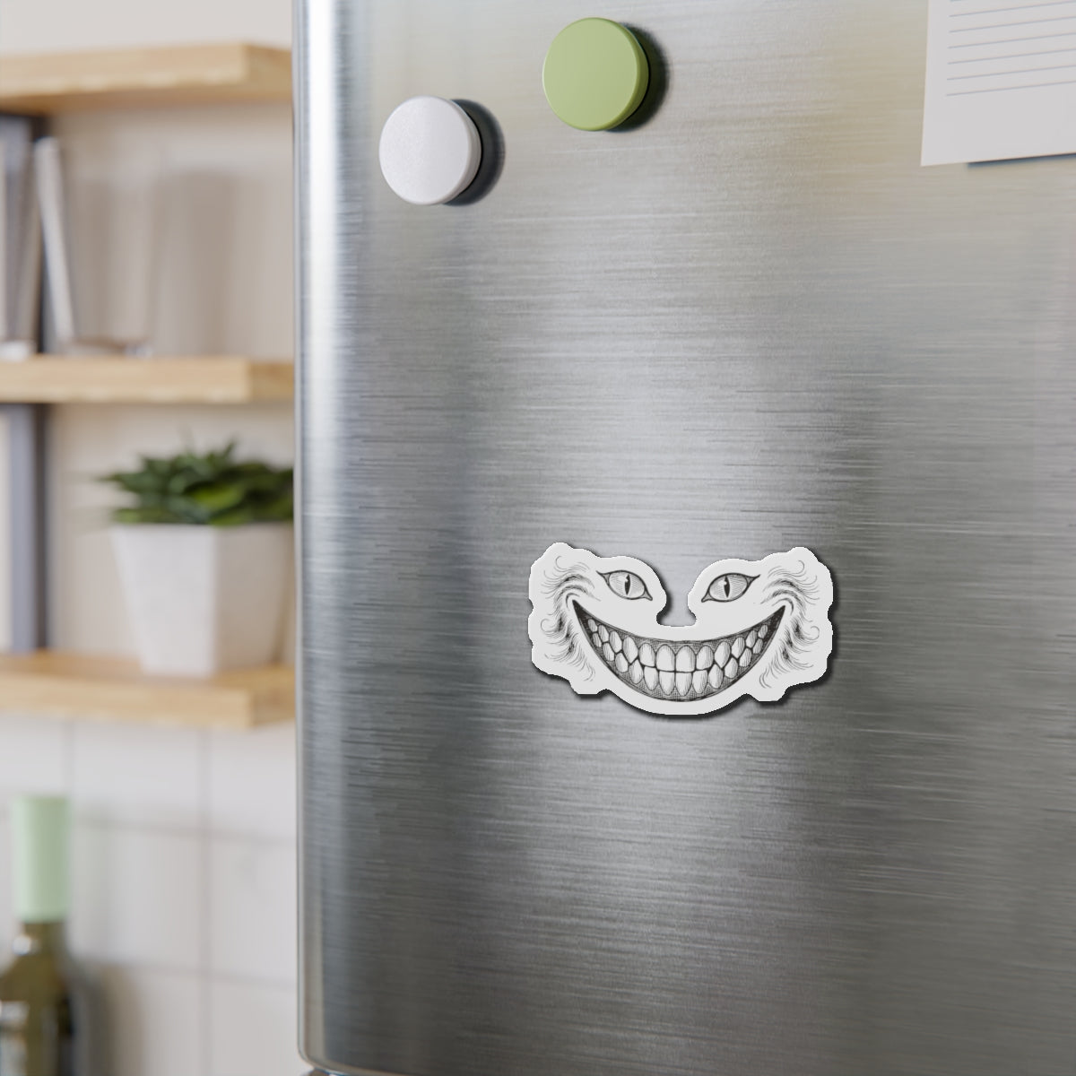 Cheshire Cat Die-Cut Magnet