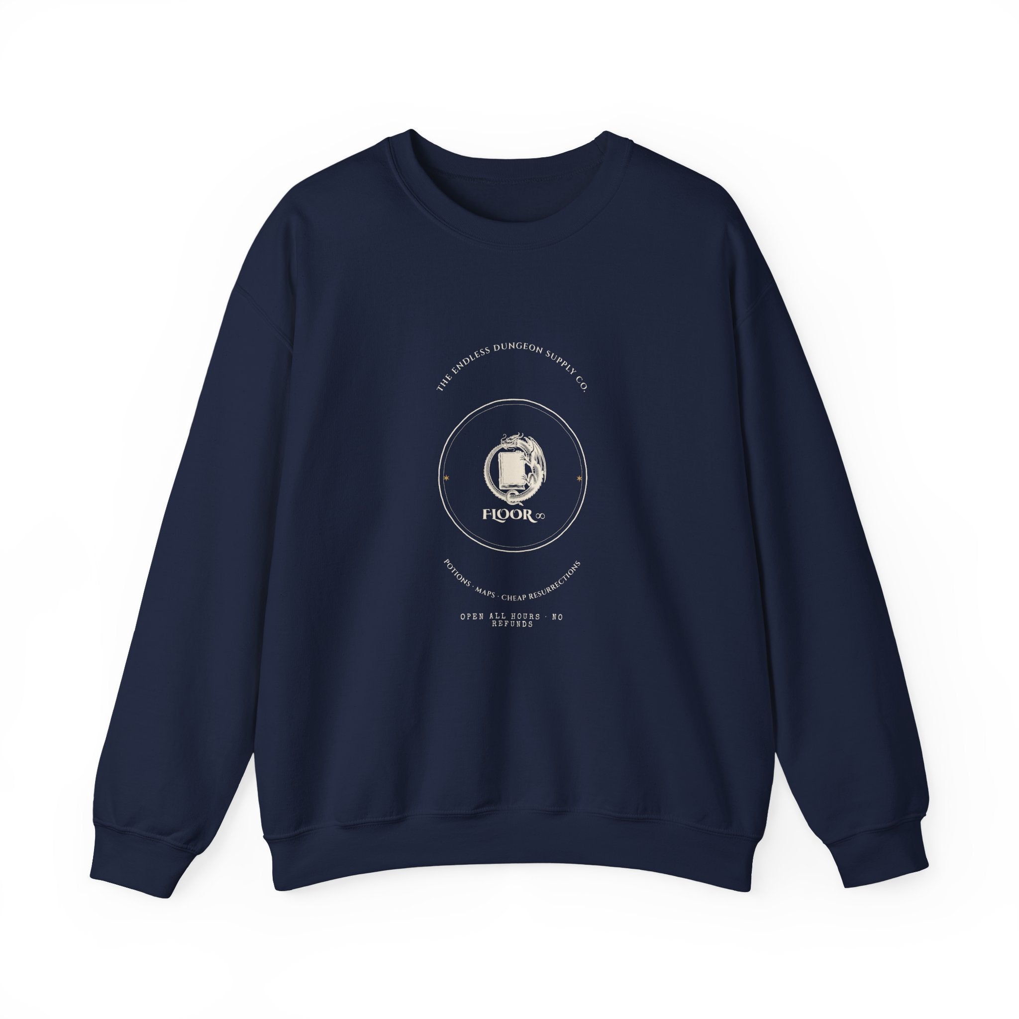 The Endless Dungeon Supply Co. Vintage Emblem Sweatshirt