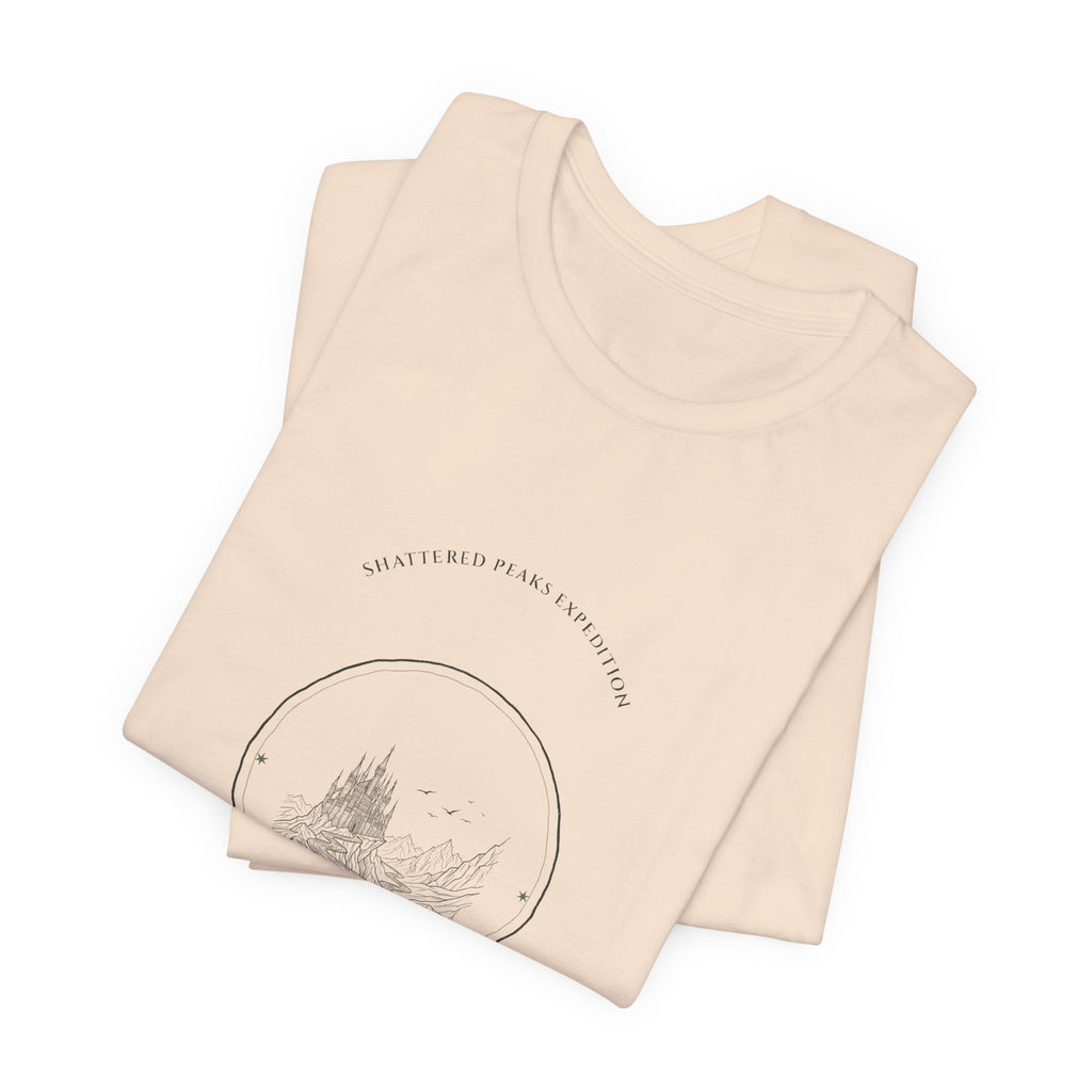 Shattered Peaks Expedition Fantasy Badge T-Shirt