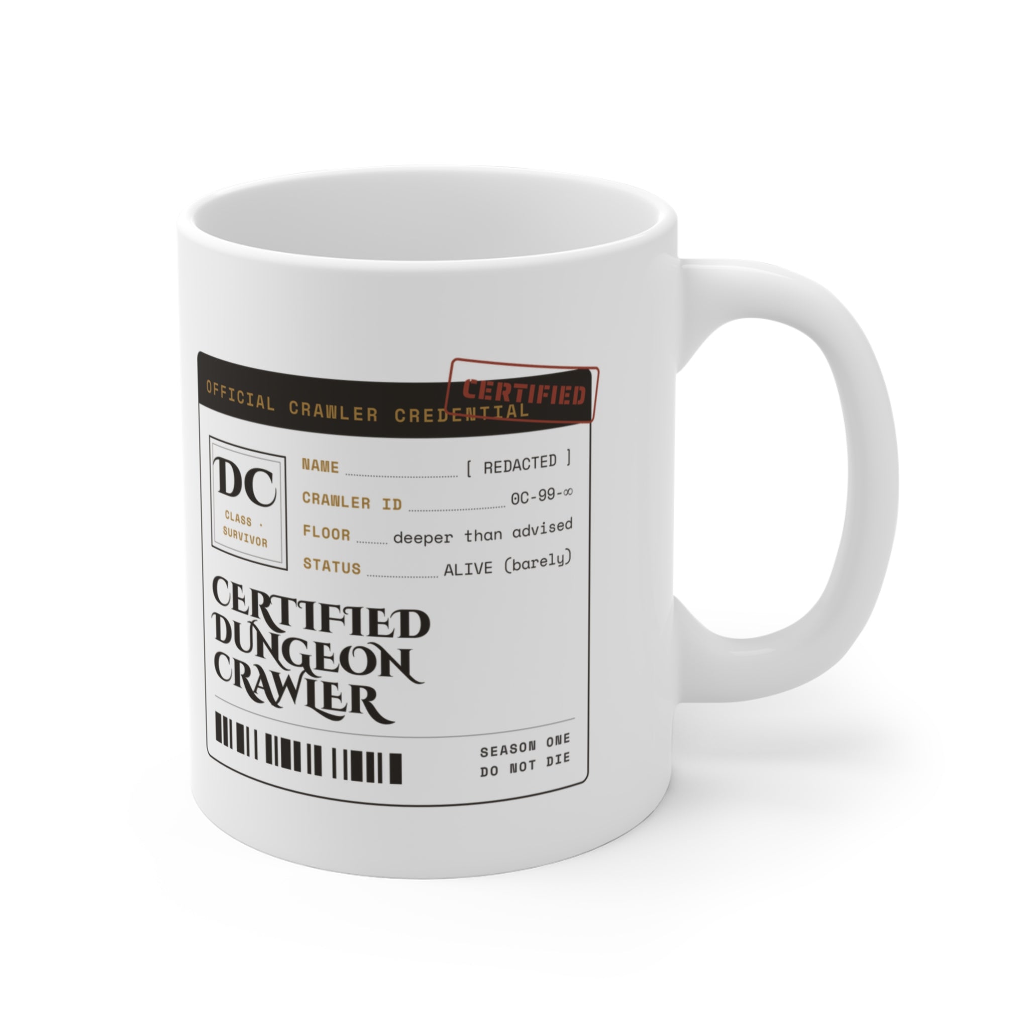 Certified Dungeon Crawler Mug