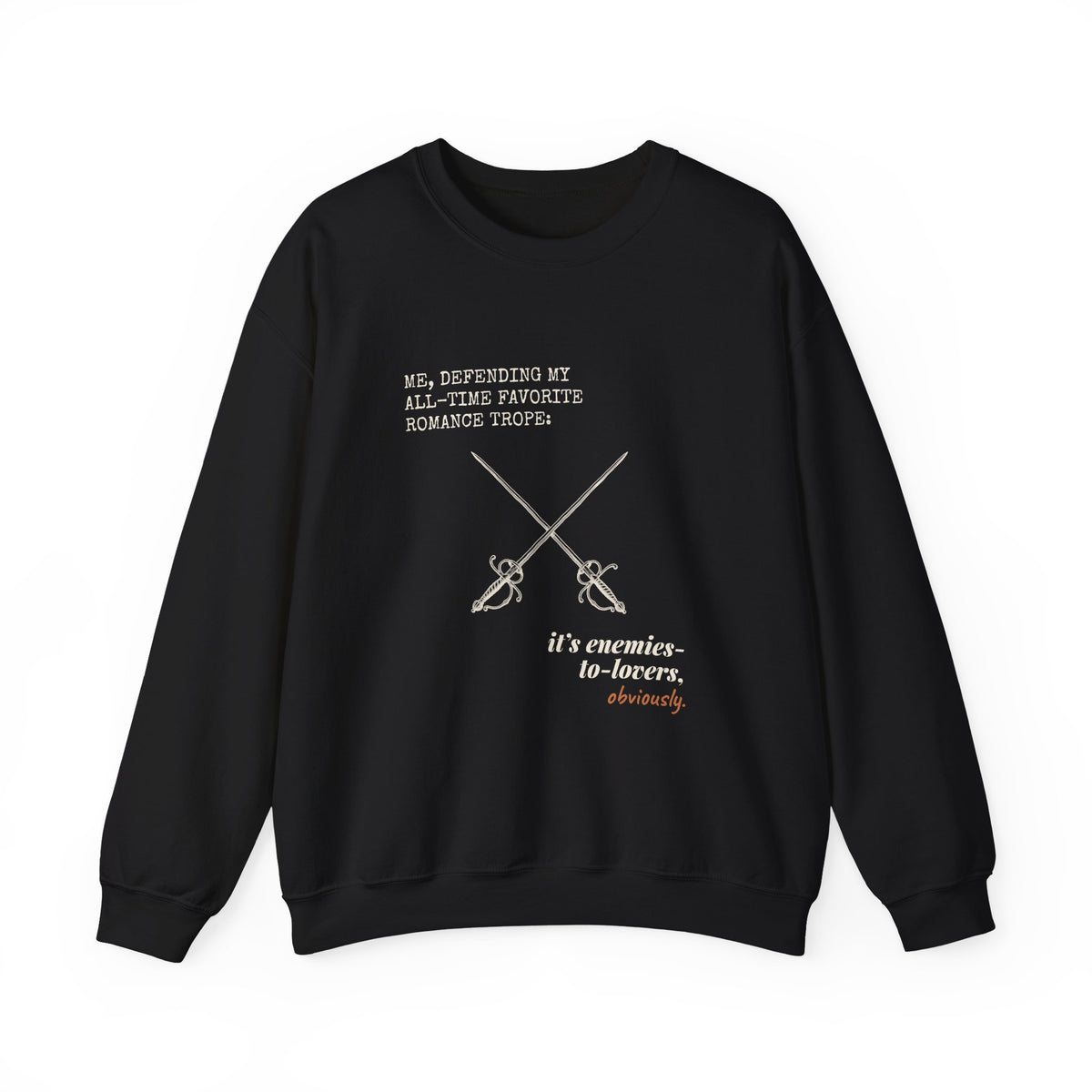 Defending My Favorite Trope Enemies to Lovers Sweatshirt