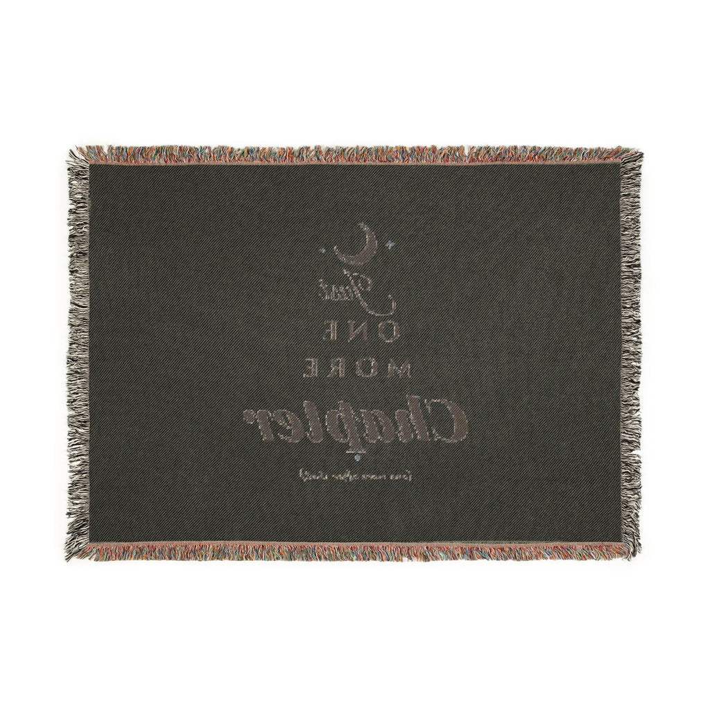 Just One More Chapter Woven Blanket
