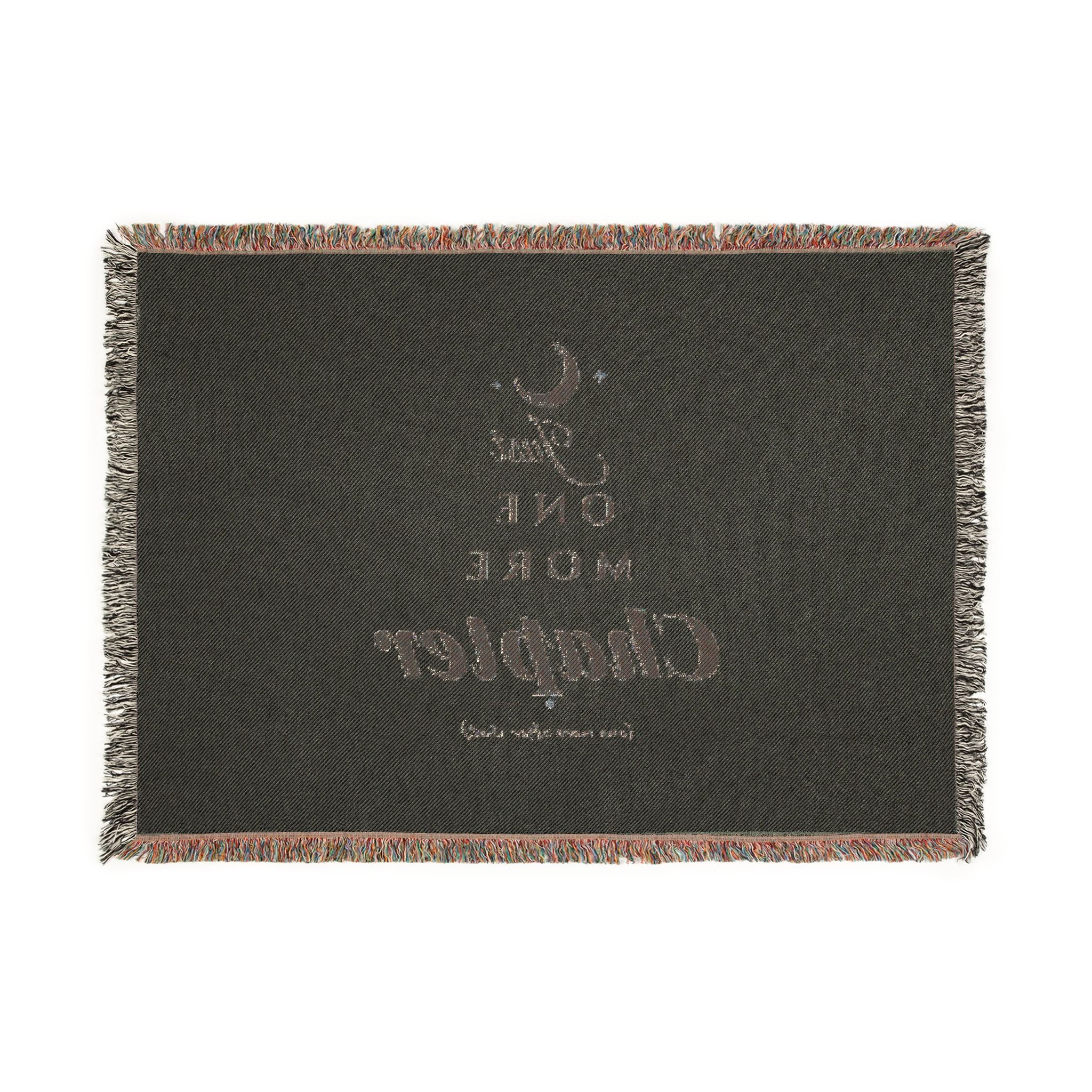 Just One More Chapter Woven Blanket