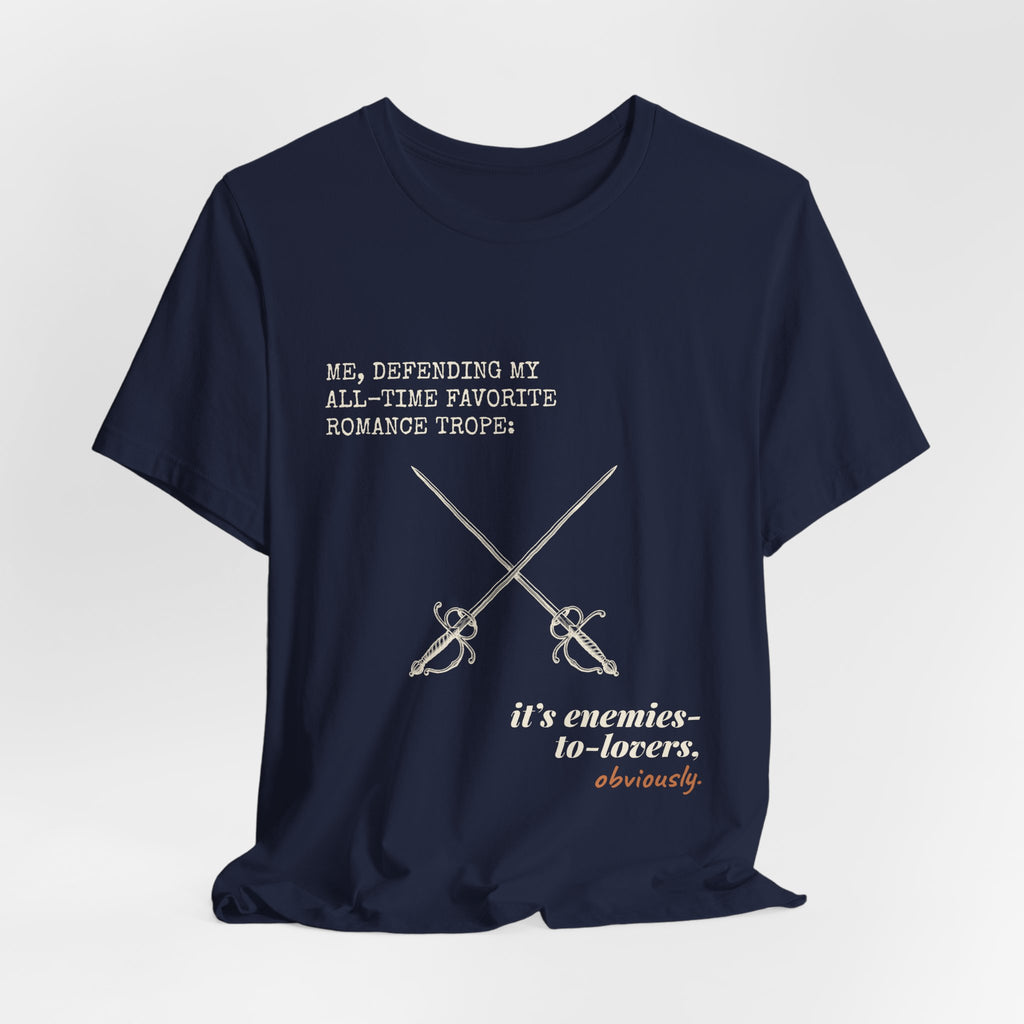 Defending My Favorite Trope Enemies to Lovers T-Shirt
