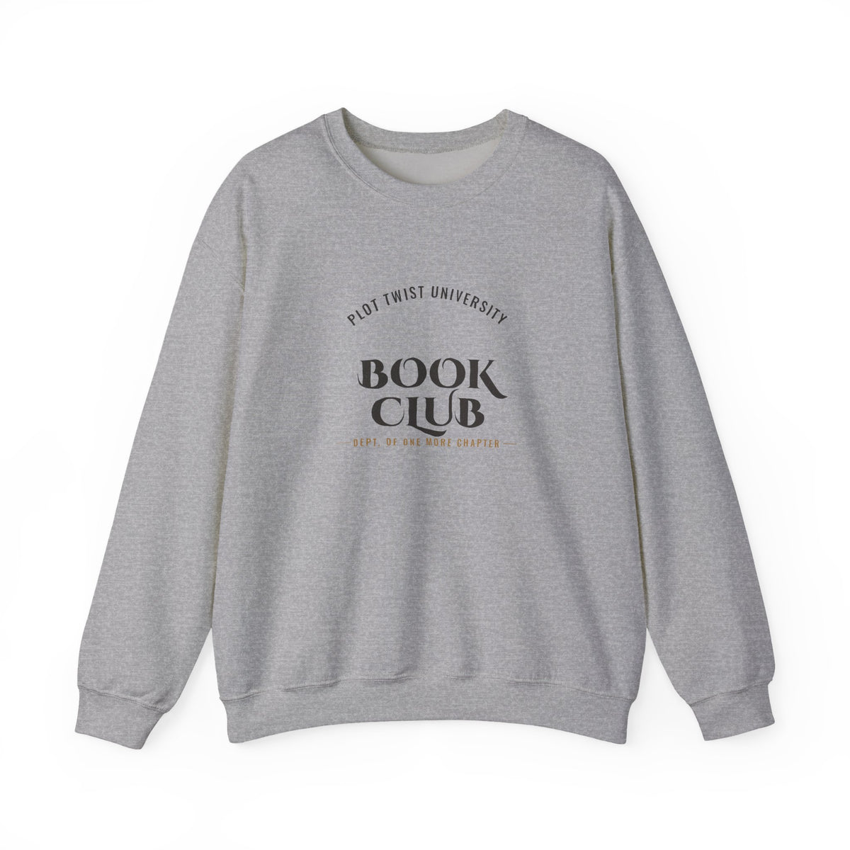 Plot Twist University Book Club Varsity Sweatshirt