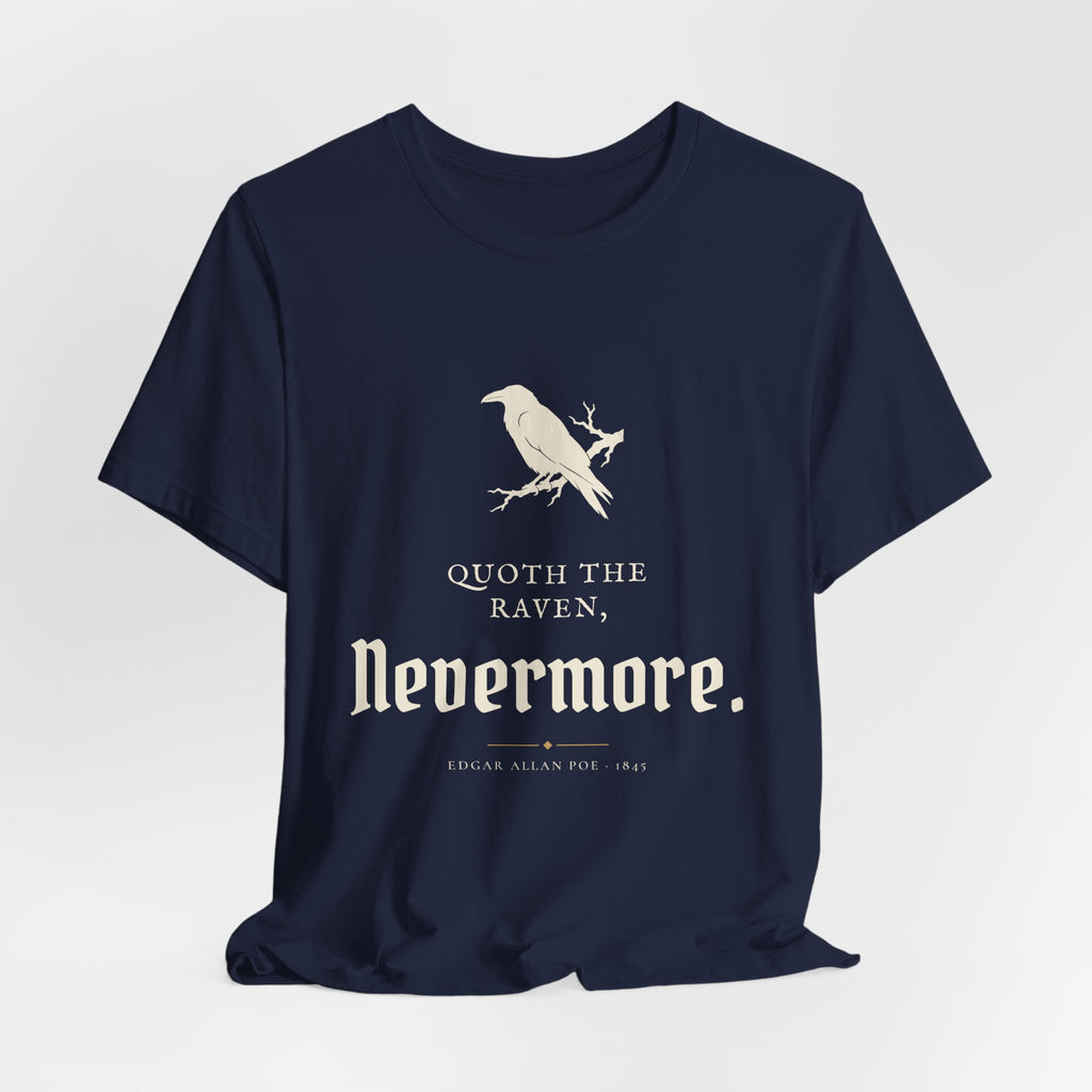 Edgar Allan Poe Nevermore Raven T-Shirt