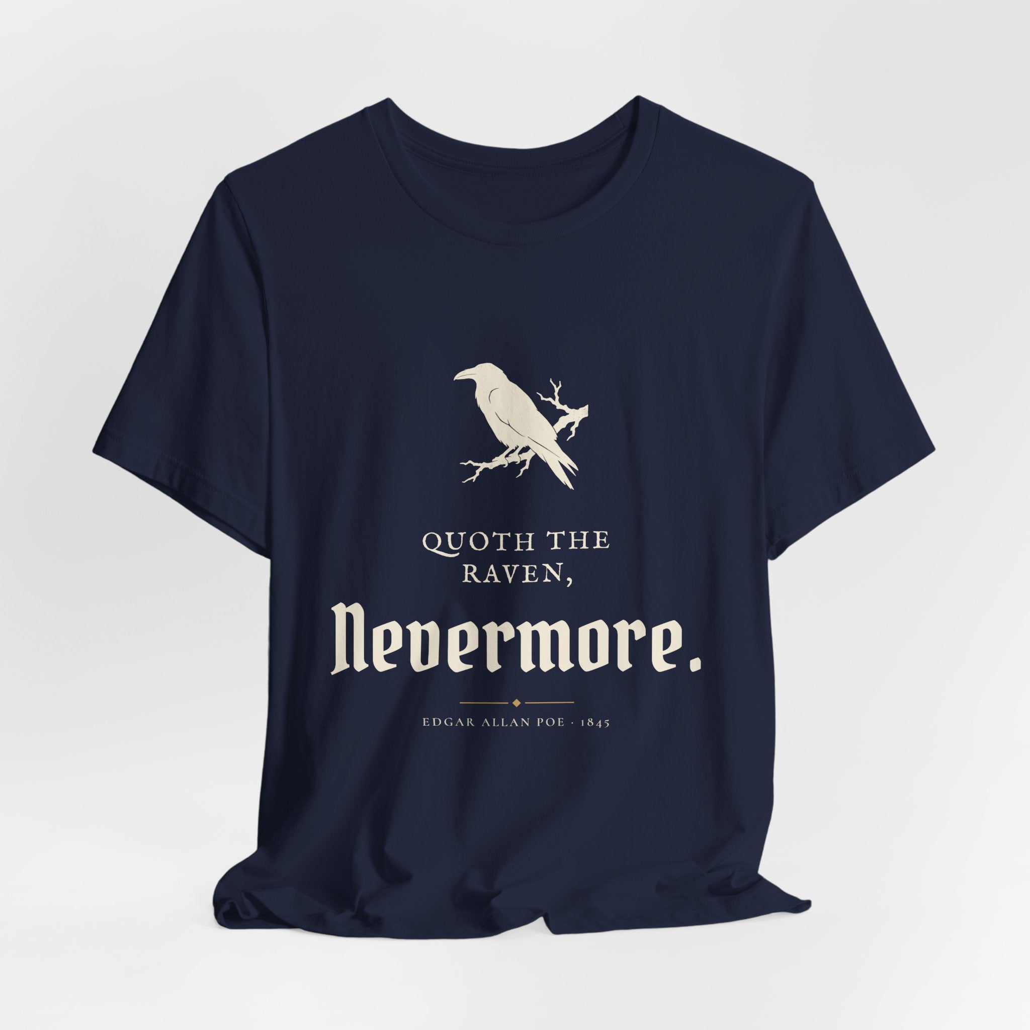 Edgar Allan Poe Nevermore Raven T-Shirt