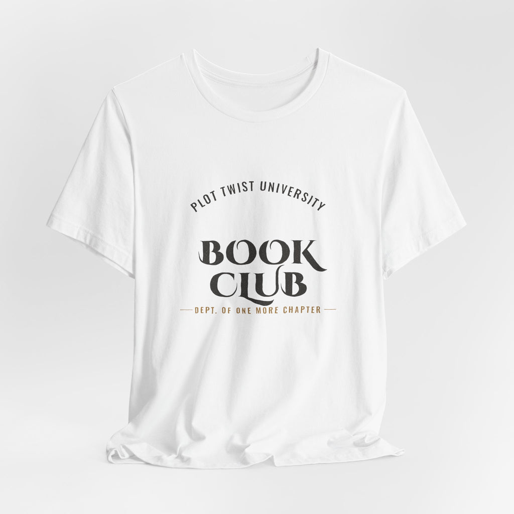 Plot Twist University Book Club Varsity T-Shirt