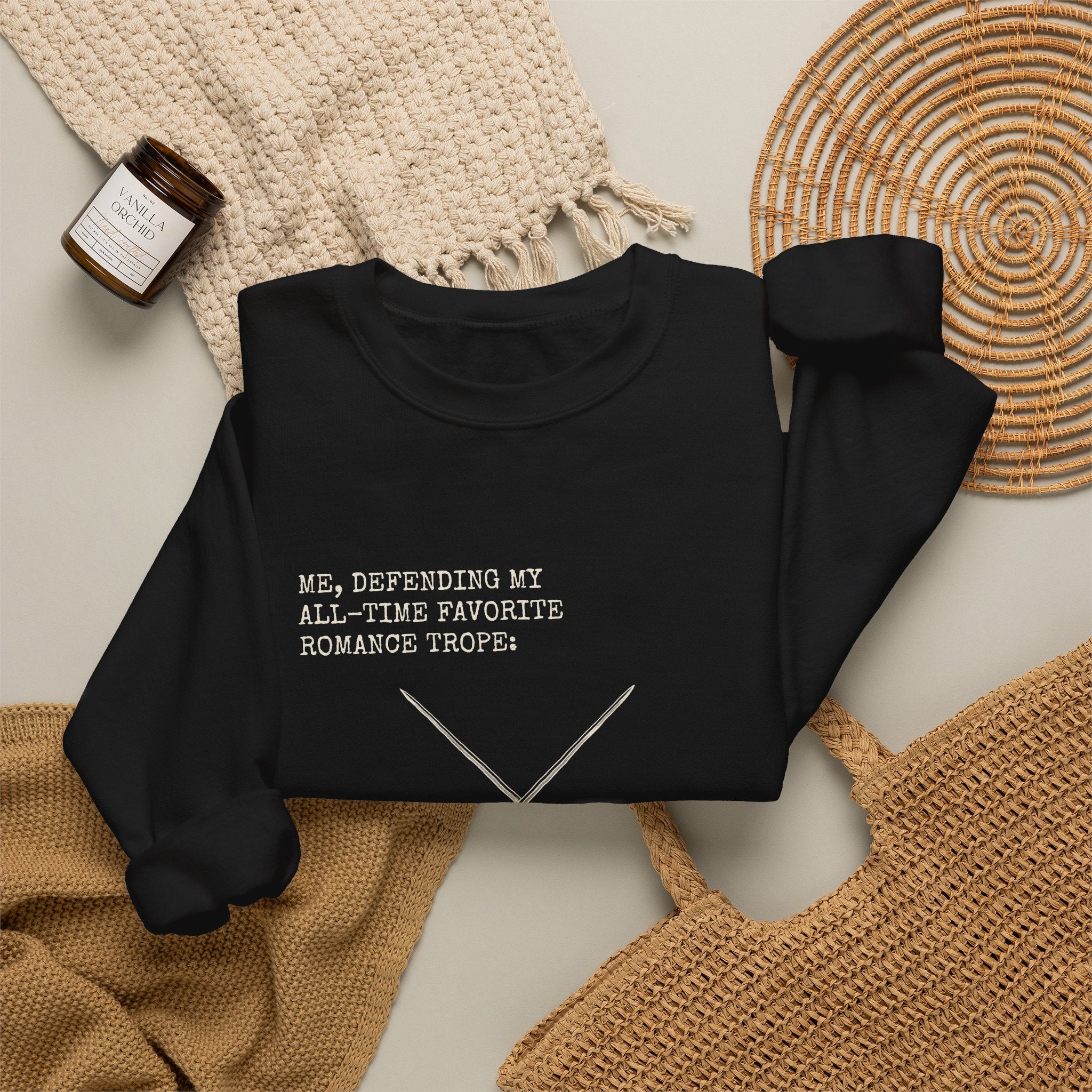 Defending My Favorite Trope Enemies to Lovers Sweatshirt