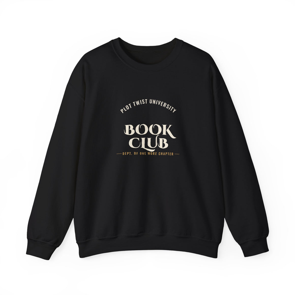 Plot Twist University Book Club Varsity Sweatshirt