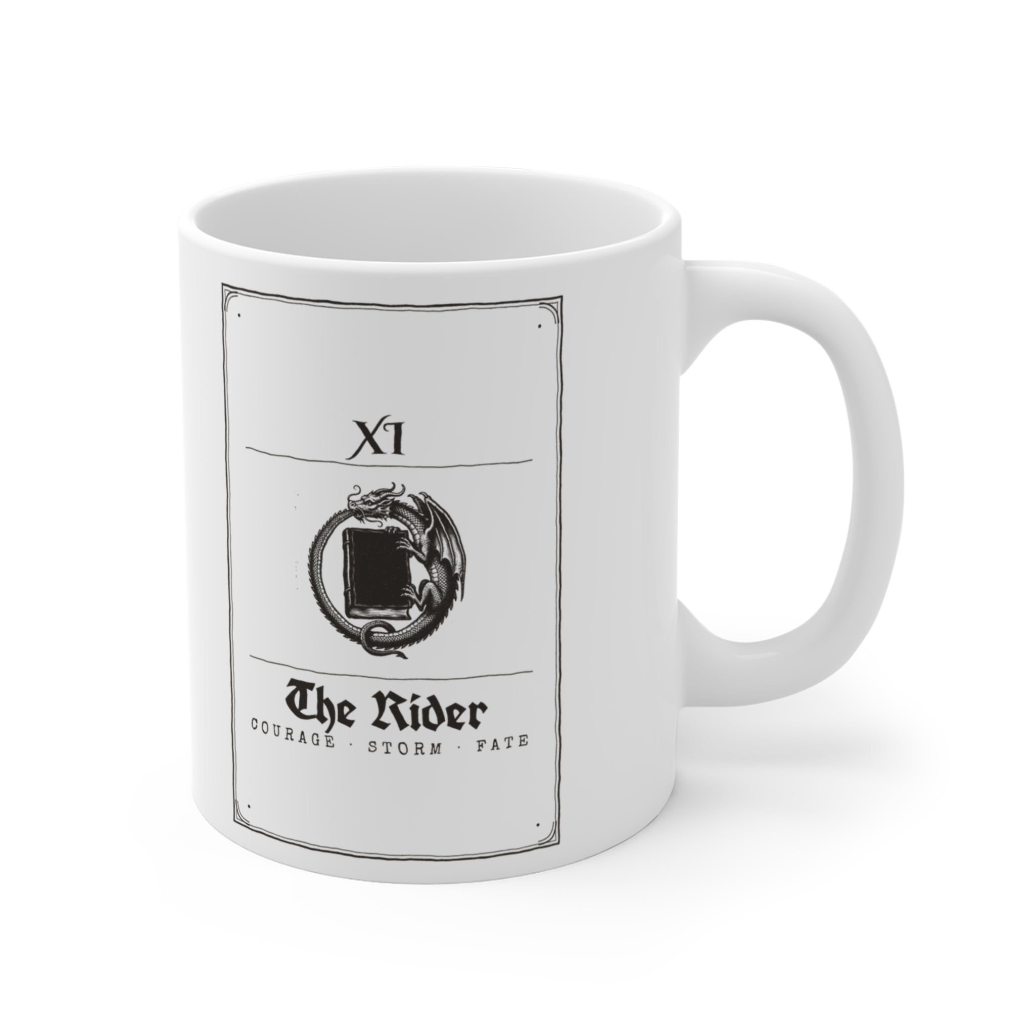 The Rider Tarot Card Dragon Reader Mug