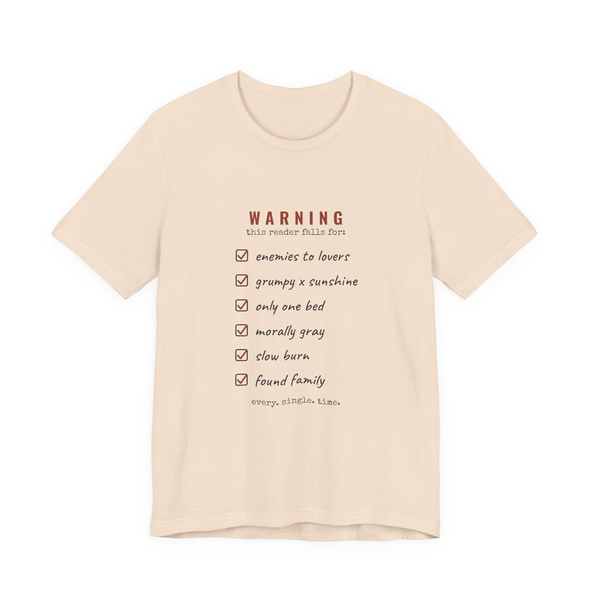 Romance Trope Checklist T-Shirt