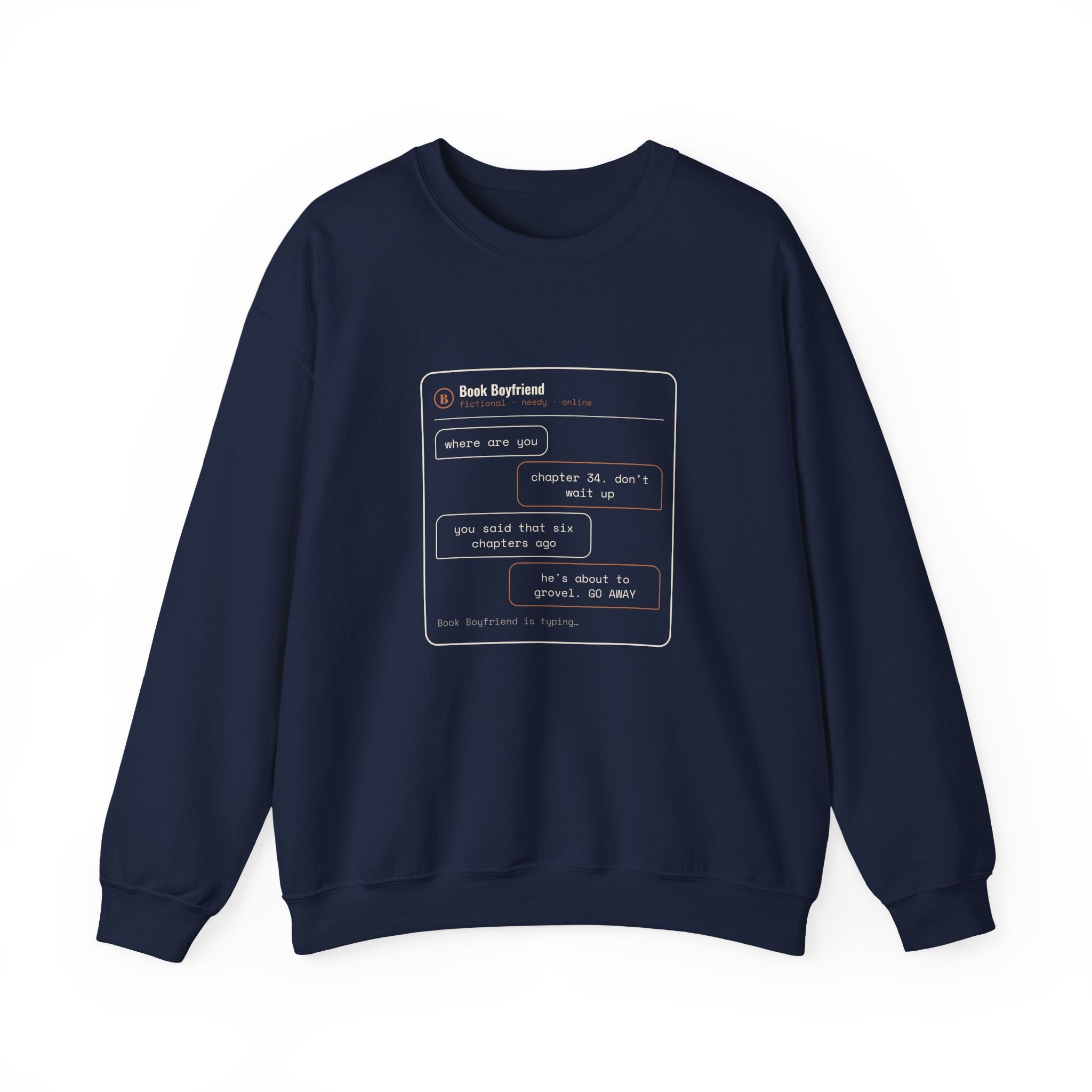 Read Receipts From a Book Boyfriend Sweatshirt