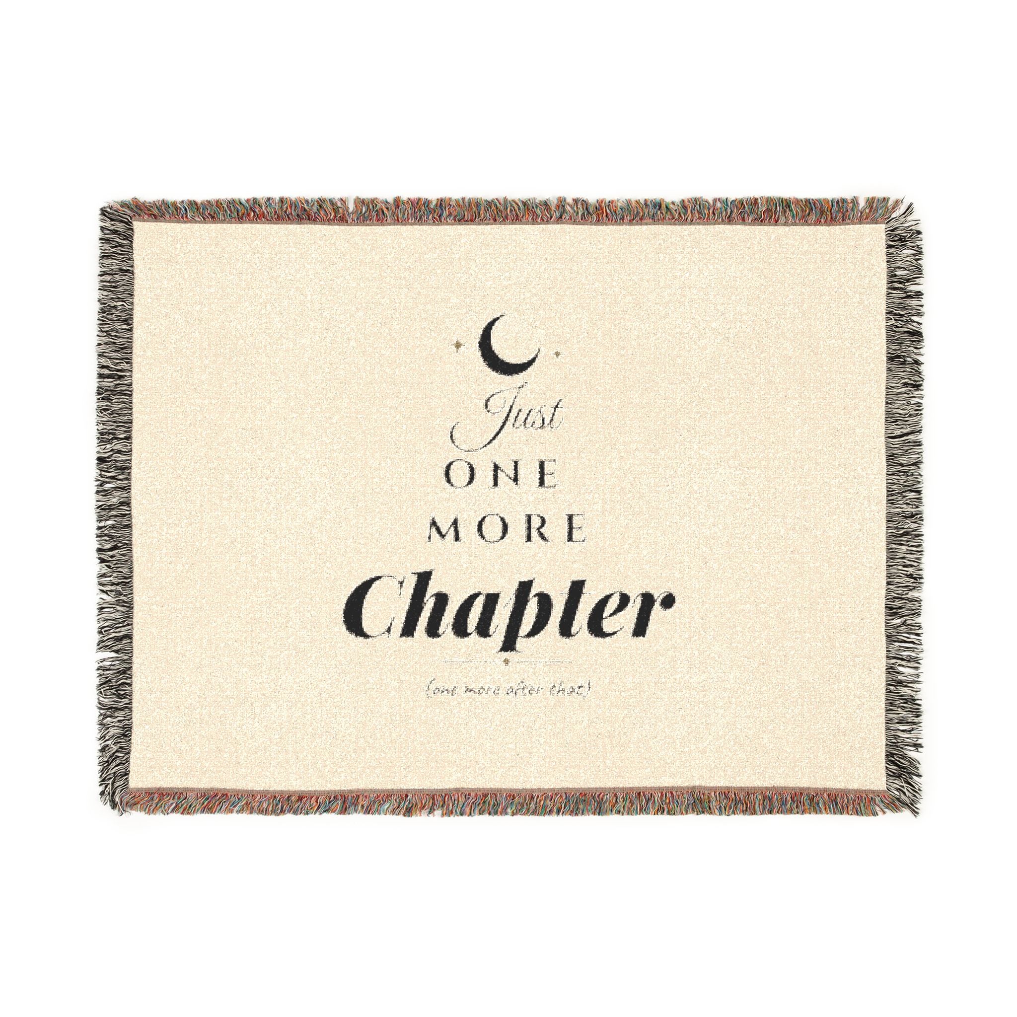 Just One More Chapter Woven Blanket