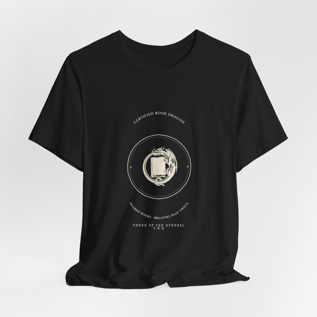 Certified Book Dragon Vintage Crest T-Shirt