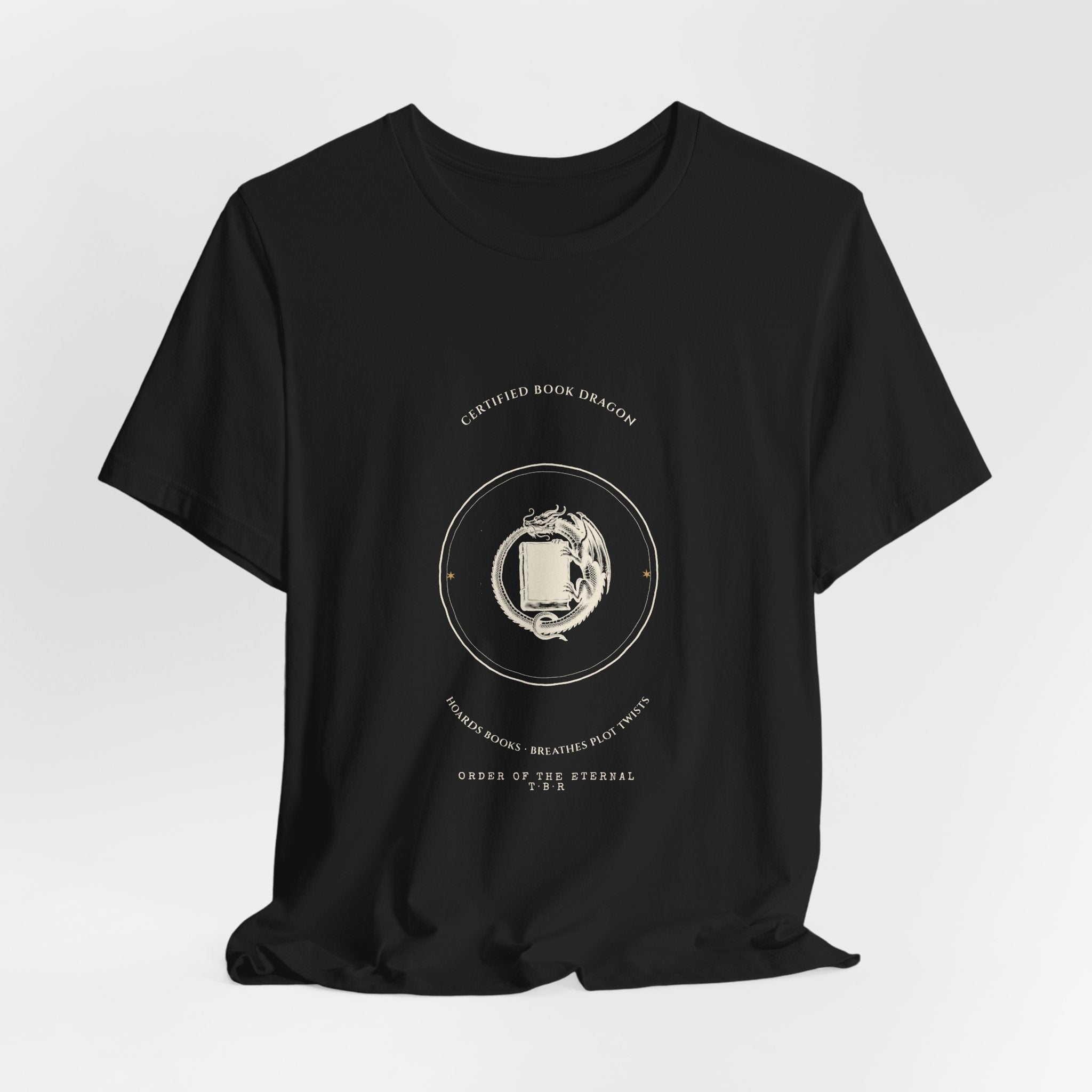 Certified Book Dragon Vintage Crest T-Shirt