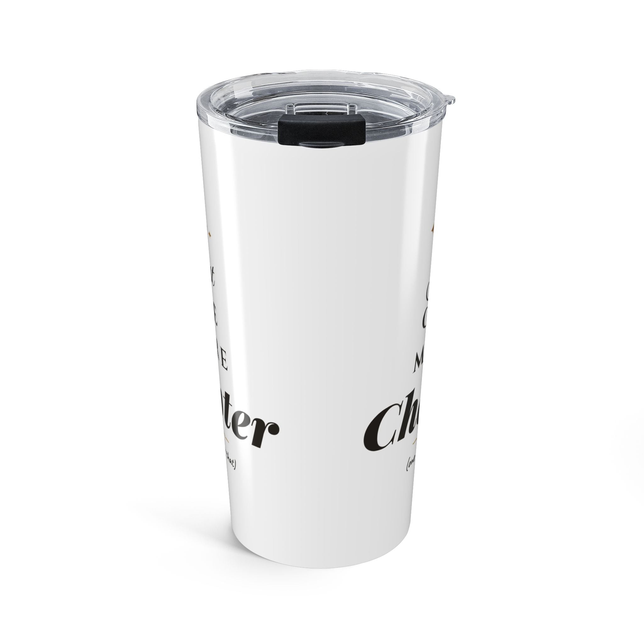 Just One More Chapter Skinny Tumbler