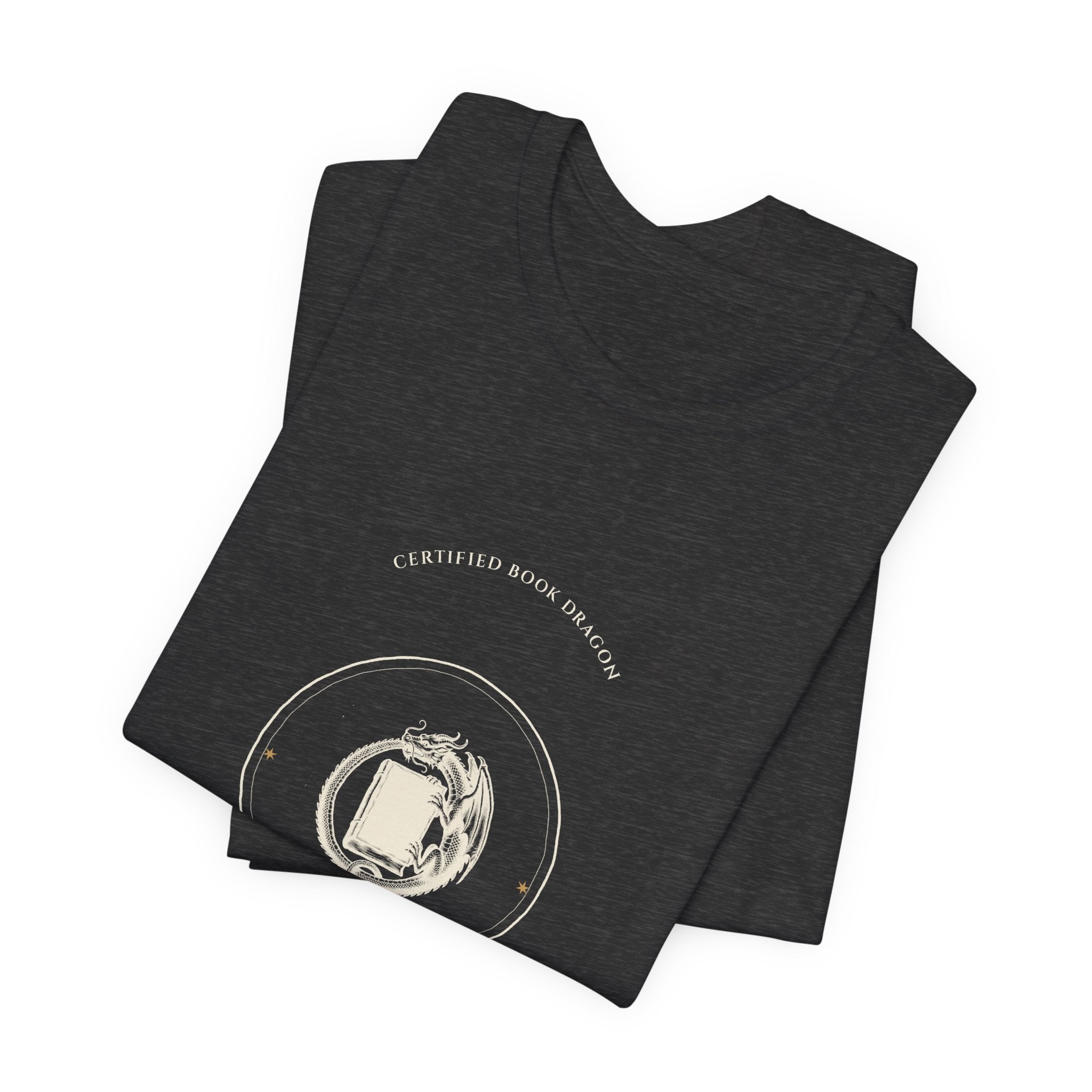 Certified Book Dragon Vintage Crest T-Shirt